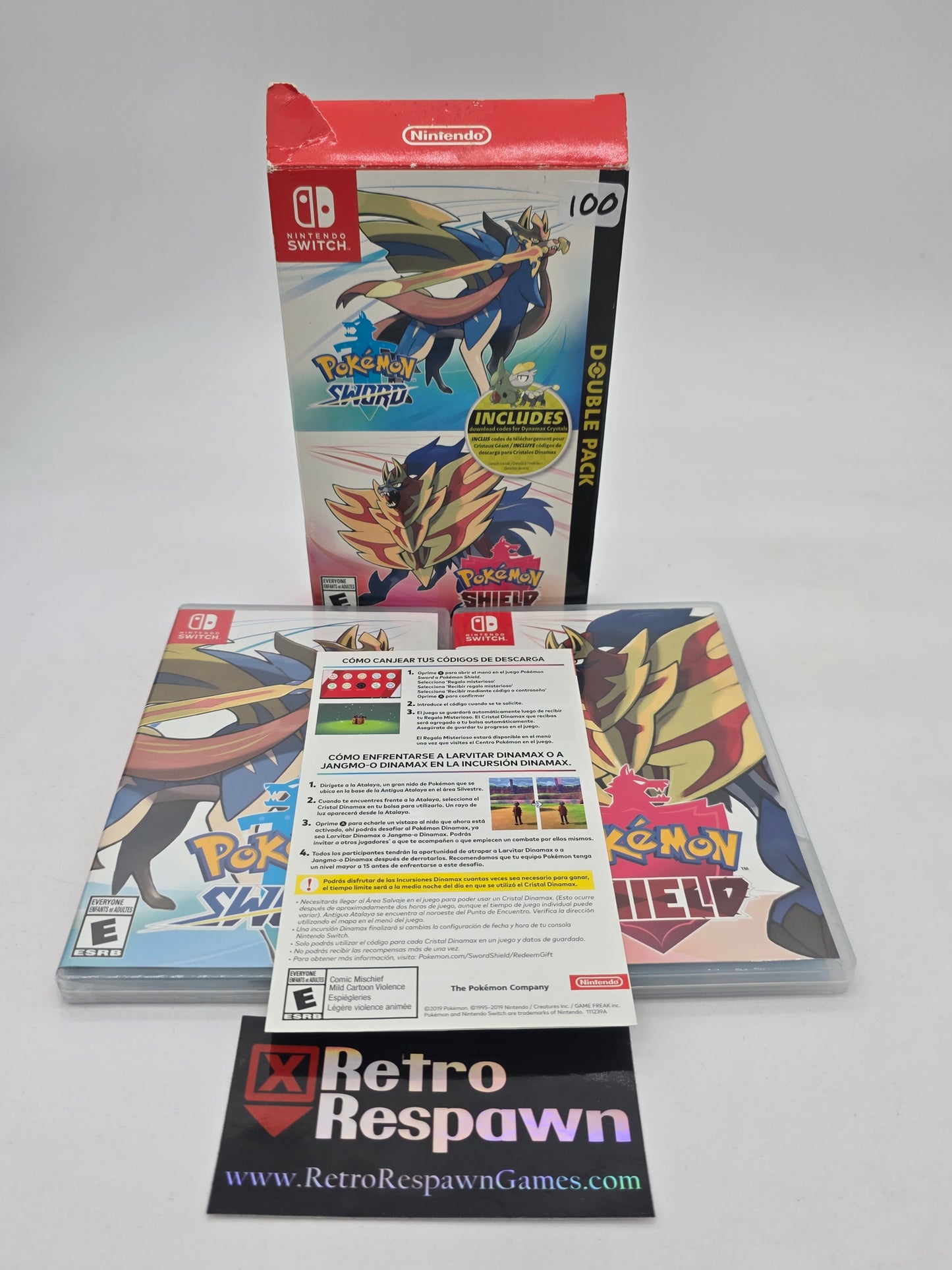 Pokemon Sword and Shield Double Pack - Nintendo Switch (Complete)