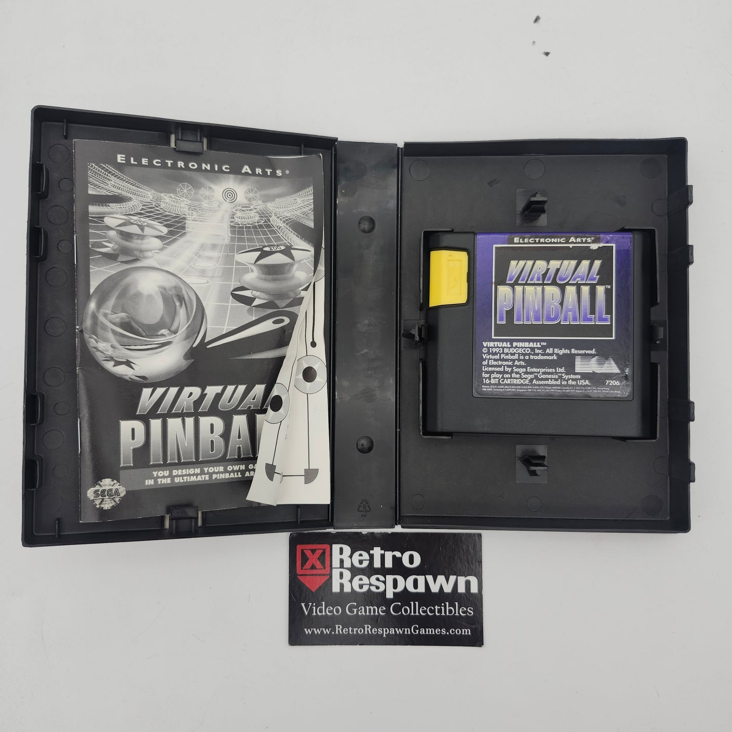 Virtual Pinball - Sega Genesis (Complete)