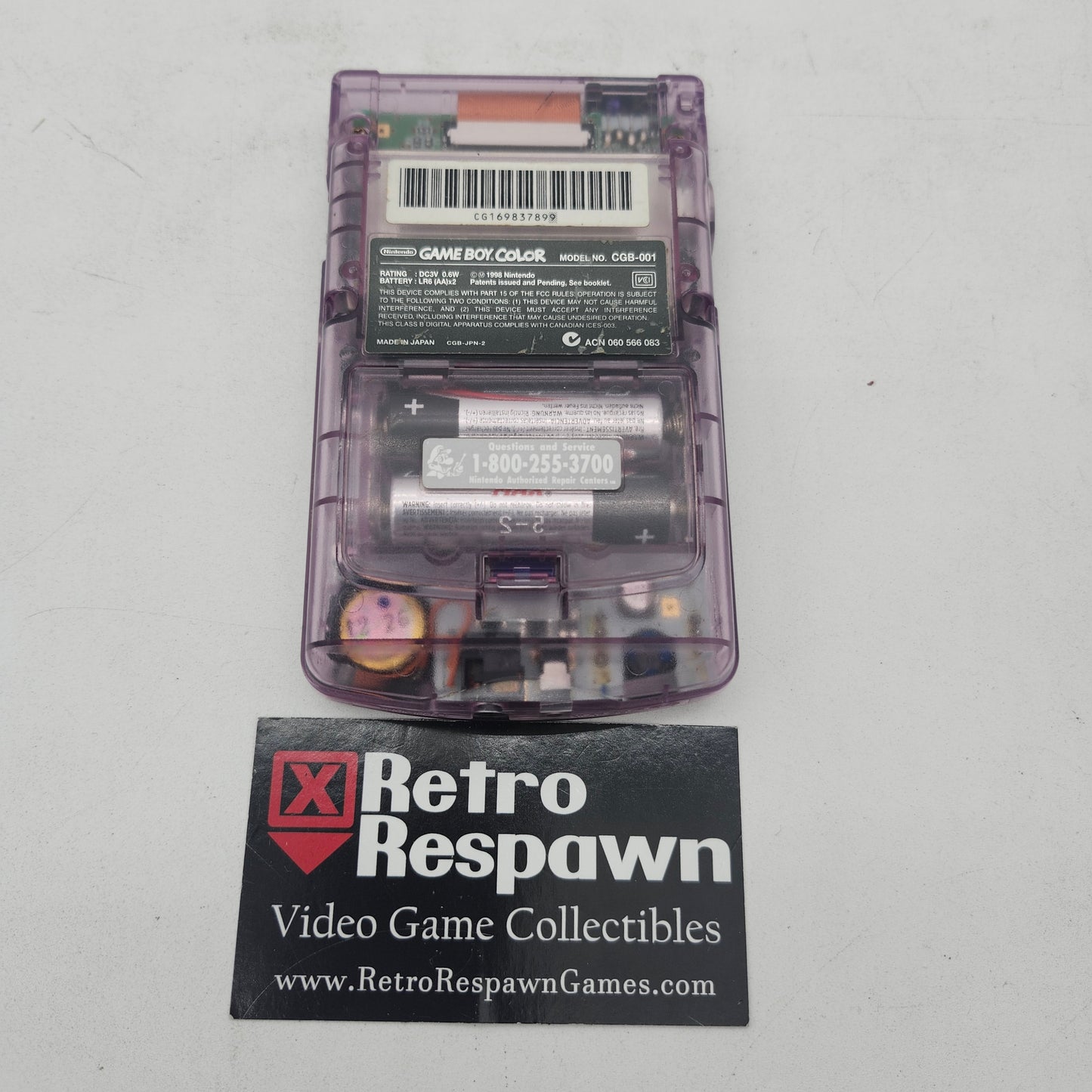 Clear purple Gameboy Color - Gameboy (Console Only)