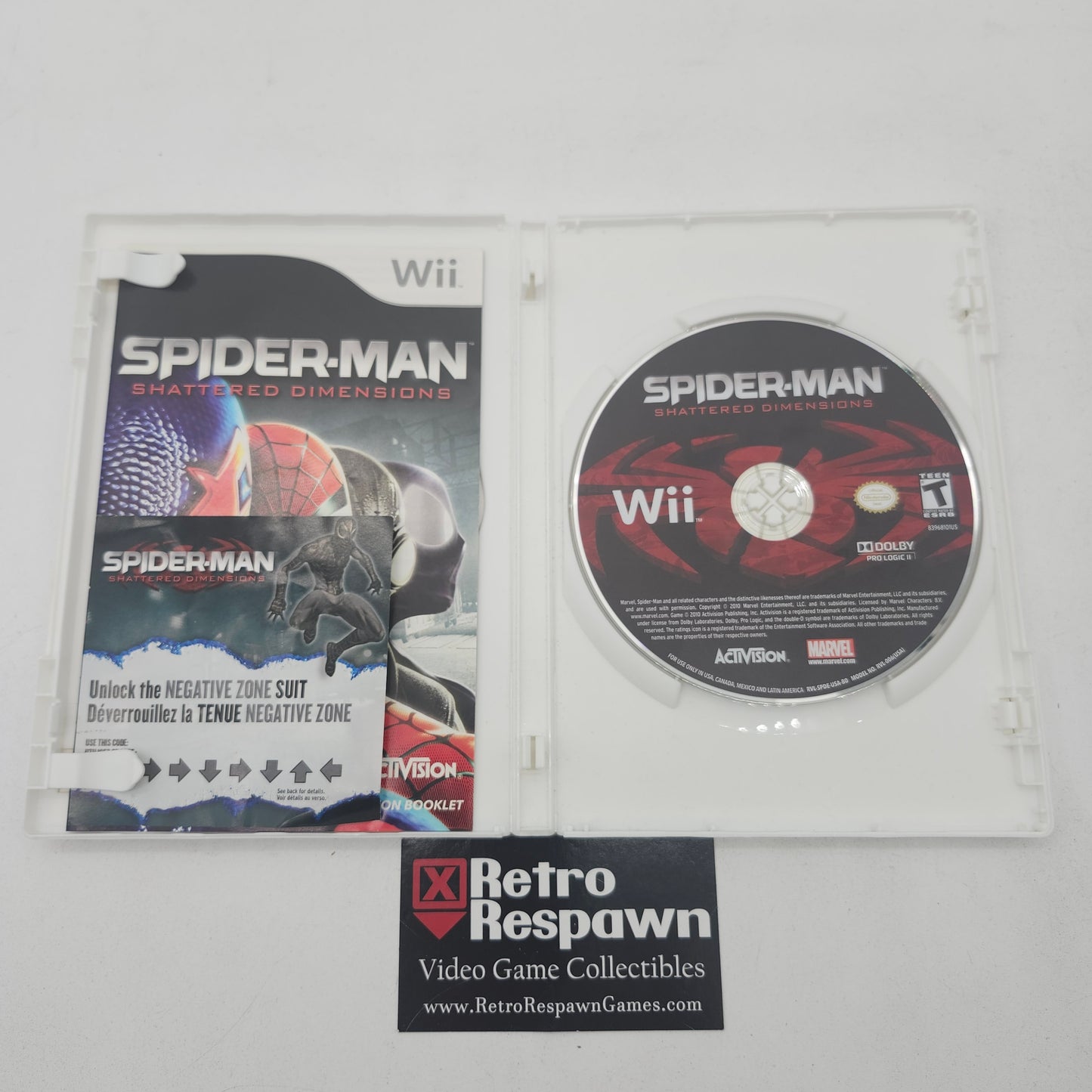 Spiderman: Shattered Dimensions - Wii (Complete)