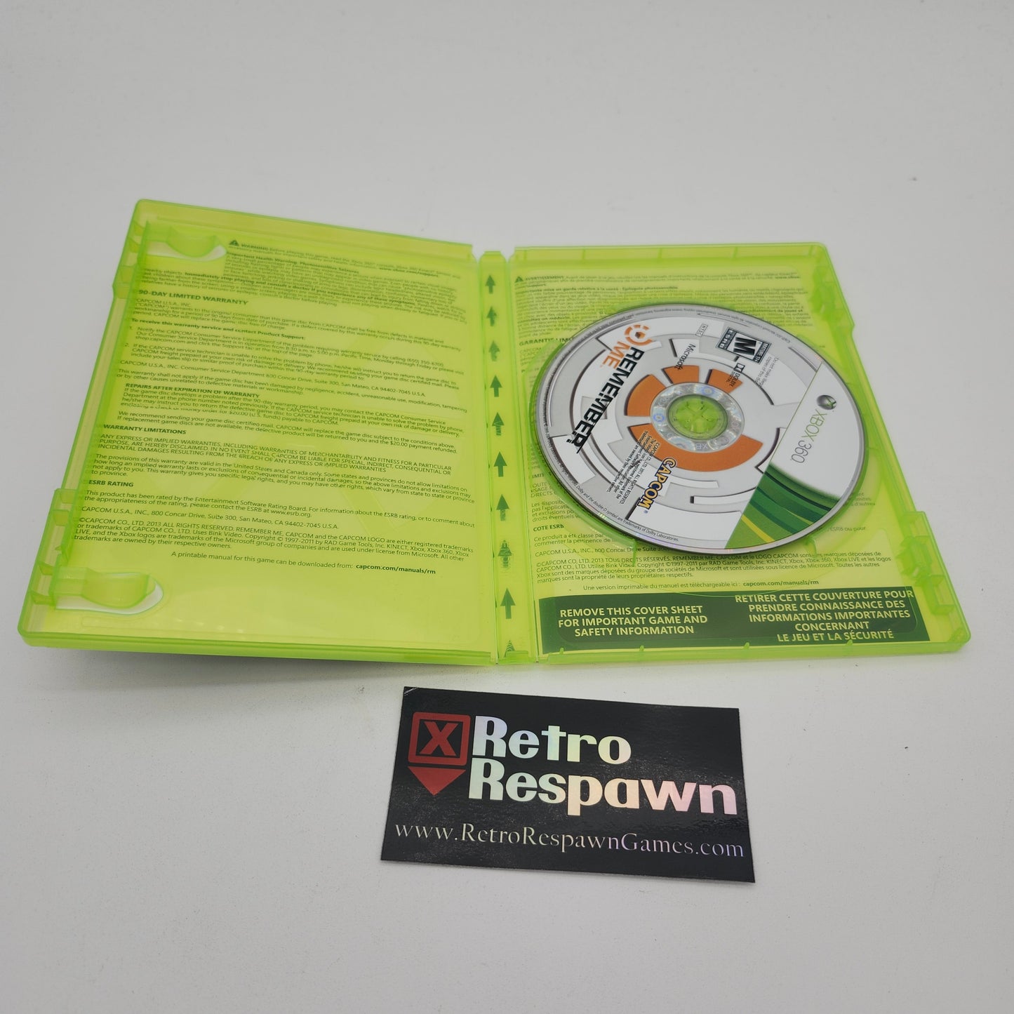 Remember Me - Xbox 360 (Complete)