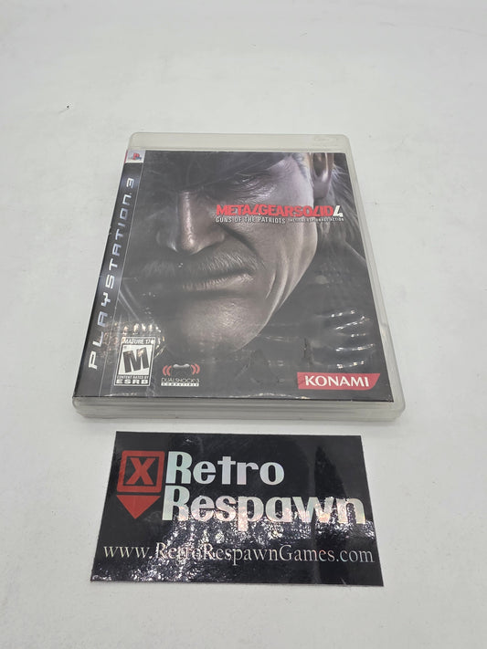Metal Gear Solid 4 -Playstation 3 (Complete)
