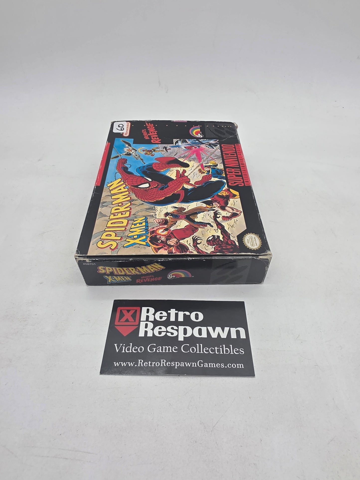 Spiderman X-Men Arcade's Revenge - Super Nintendo (Complete)