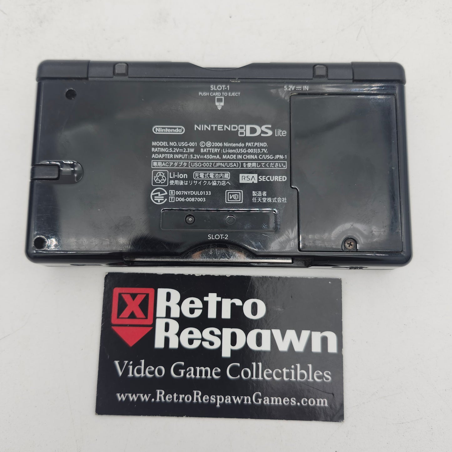 Black Nintendo DS Lite System - Nintendo DS (Console + Charger)