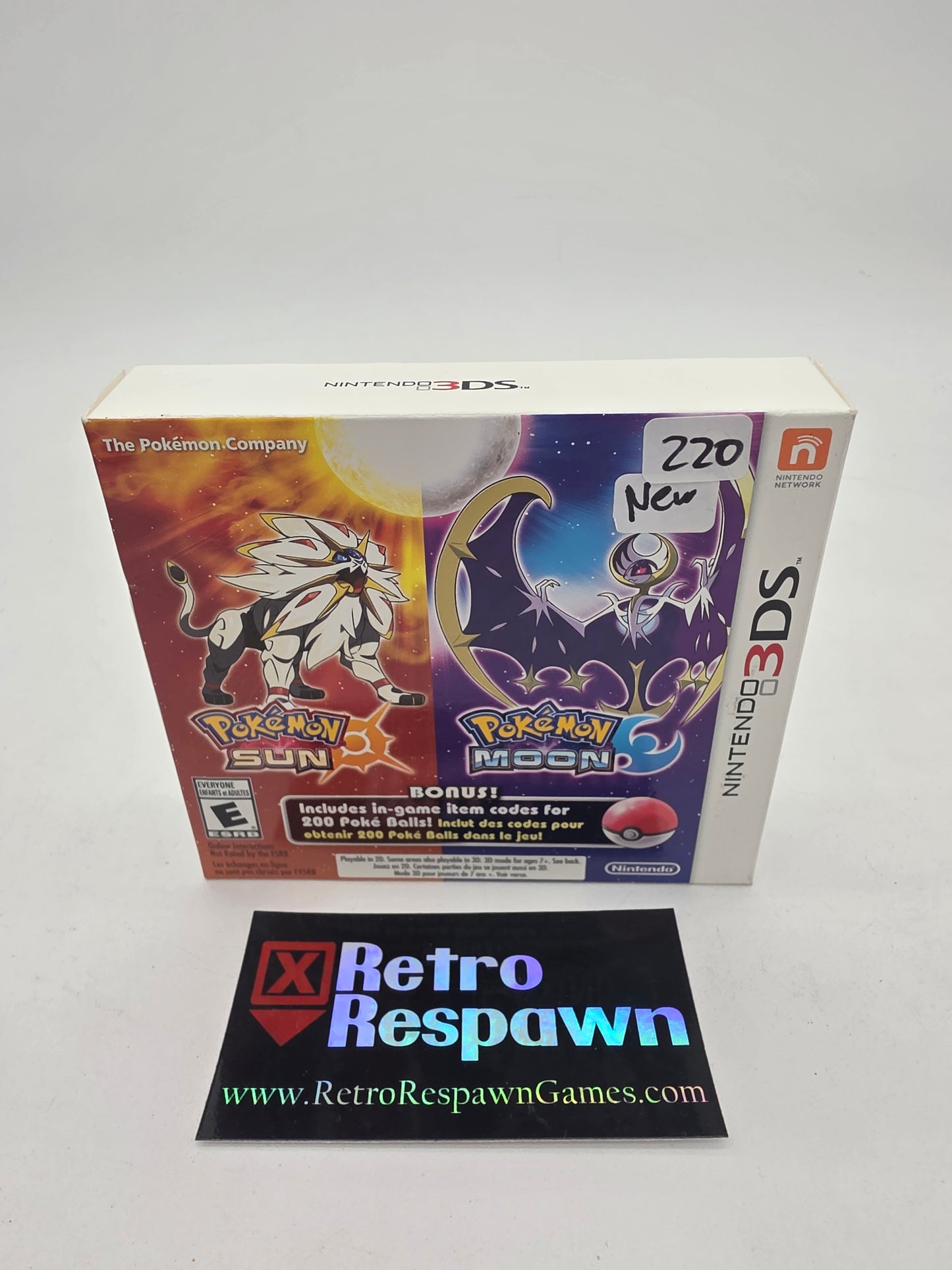 Pokemon Sun & Pokemon Moon Dual Pack - Nintendo 3DS (Sealed)