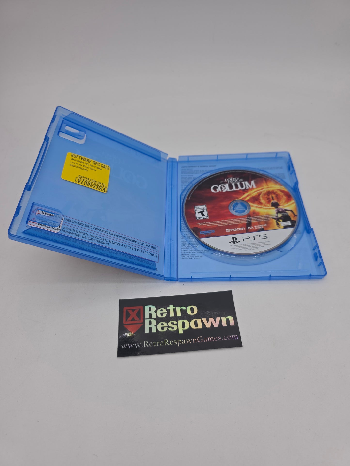 Lord of the Rings: Gollum - Playstation 5 (Complete)