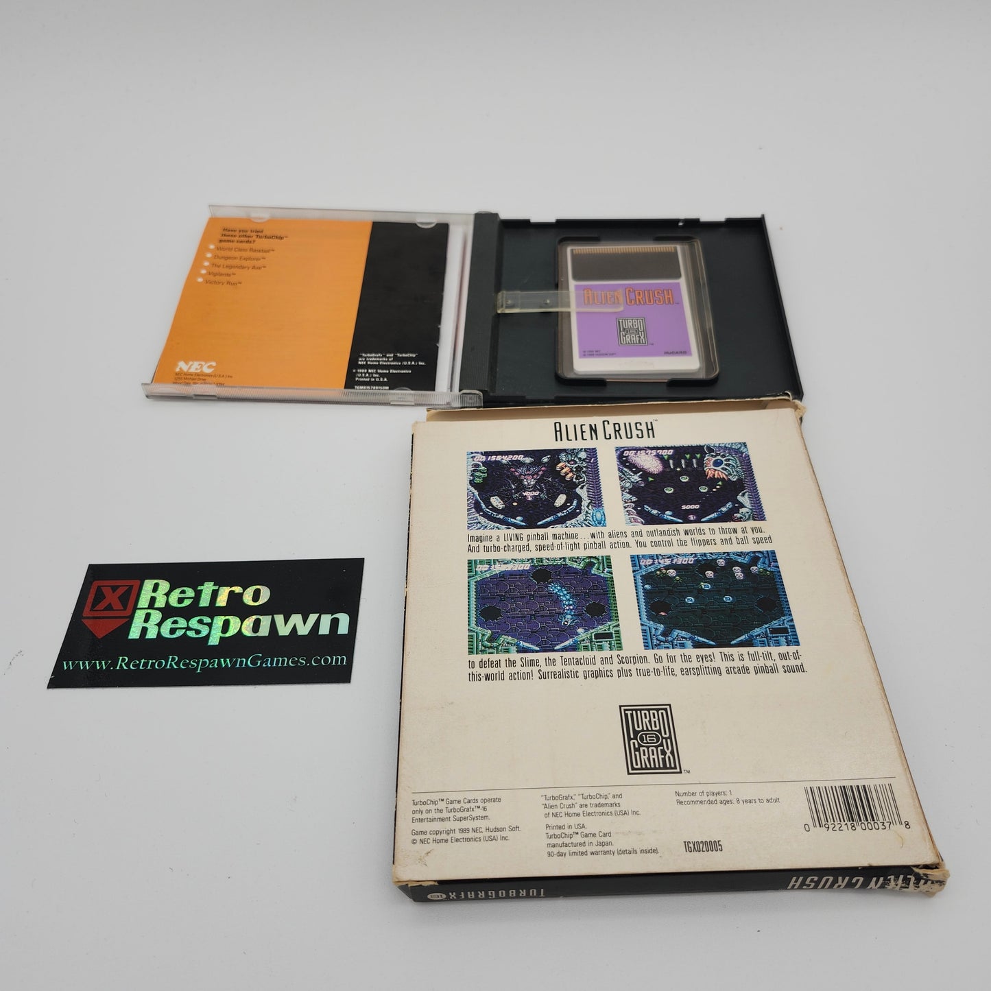Alien Crush - TurboGrafx-16 (Complete)