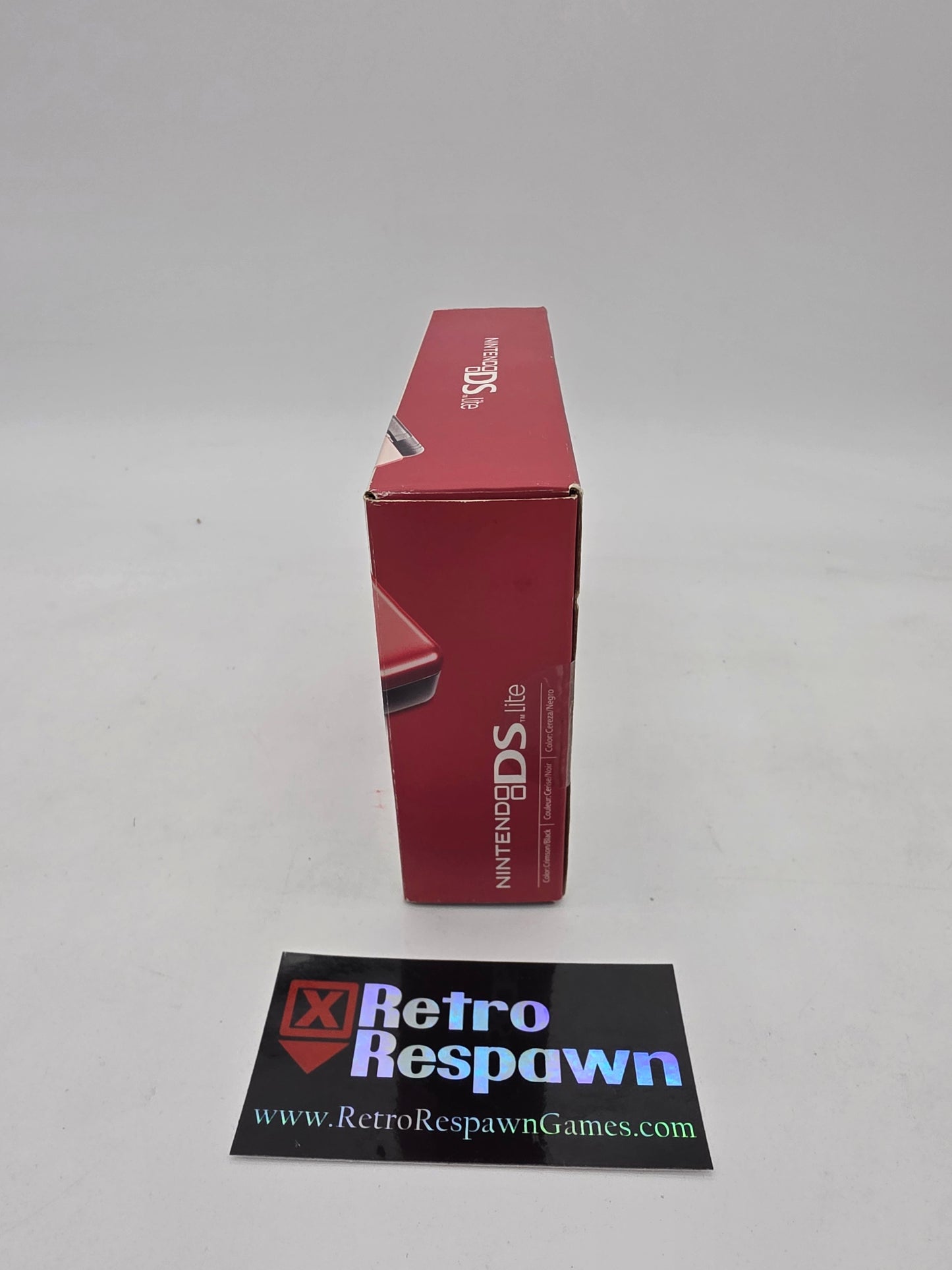 Red Crimson & Black Nintendo DS Lite - Nintendo DS (Complete)