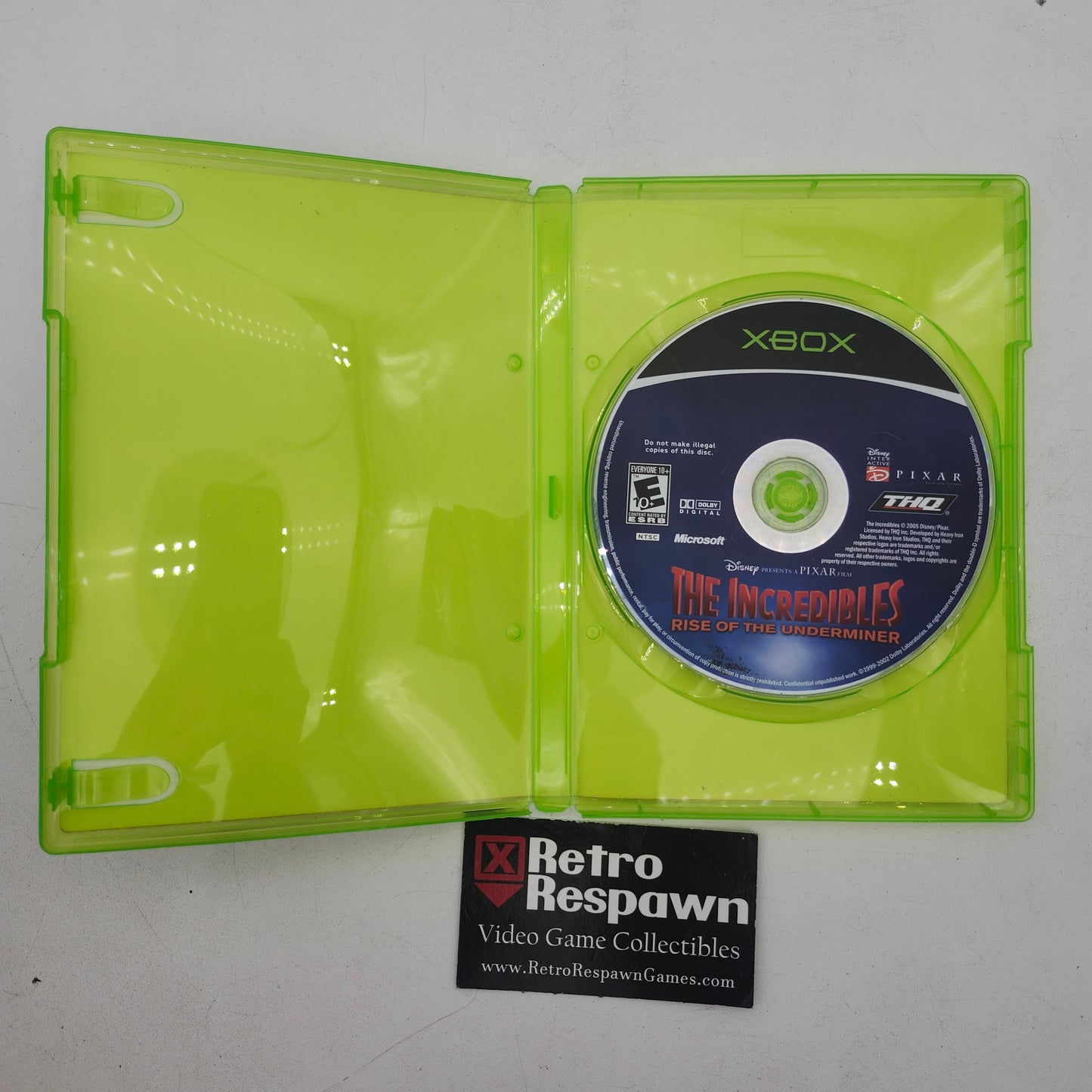 The Incredibles Rise of the Underminer - Xbox (Missing Manual)