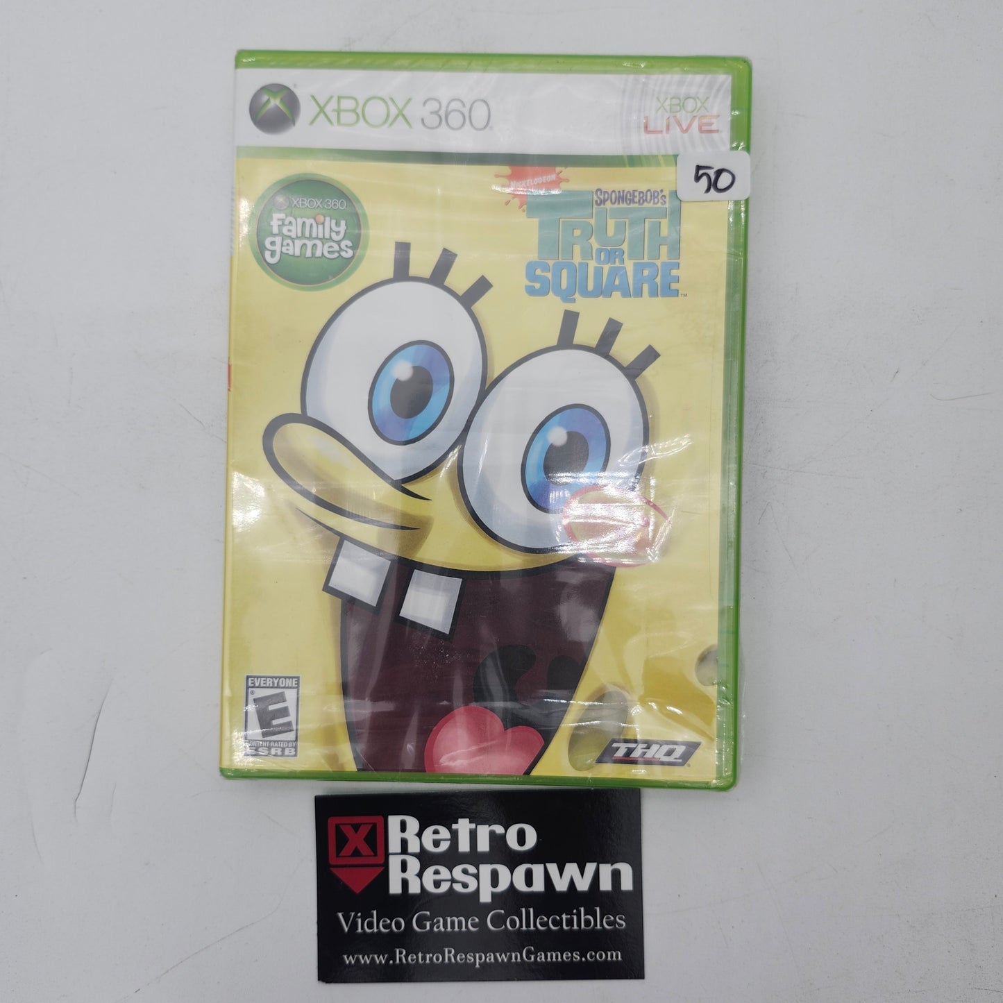 SpongeBob's Truth or Square - Xbox 360 (Sealed)