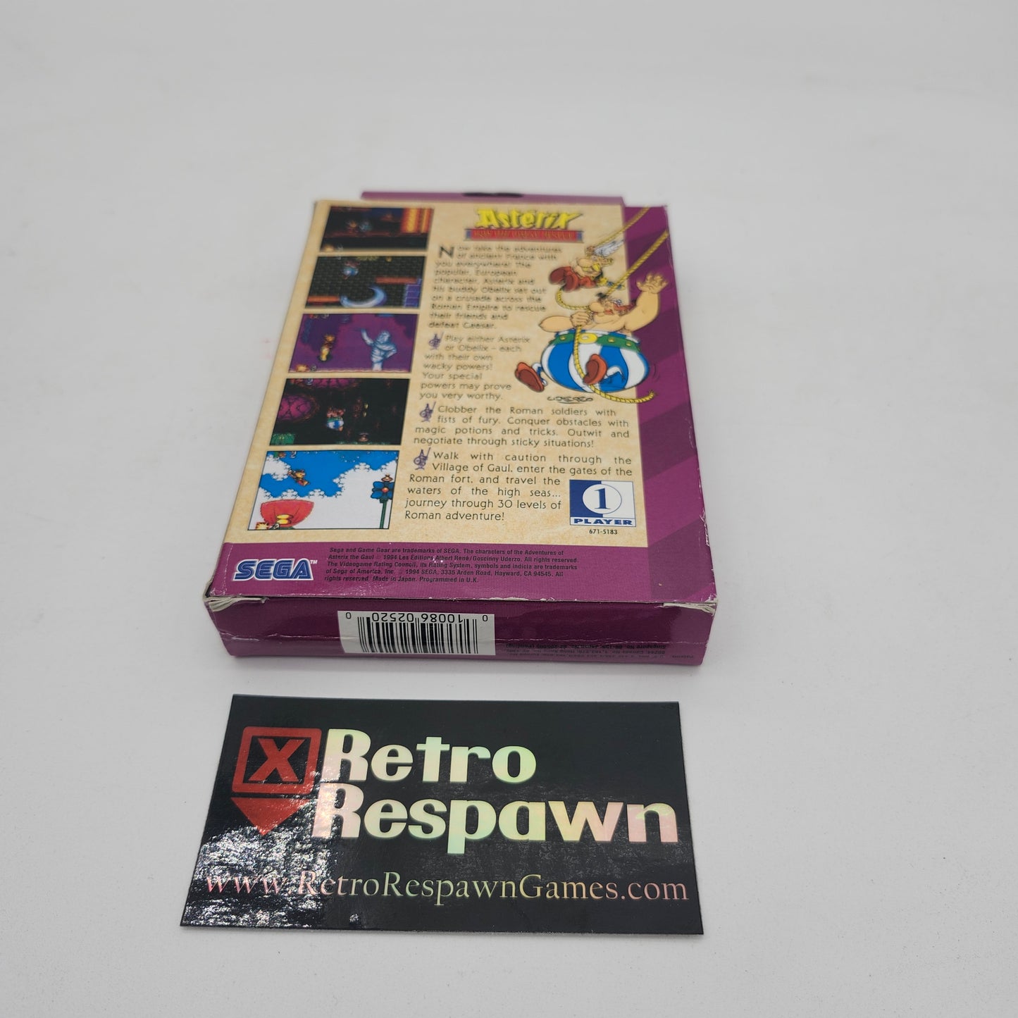 Asterix and the Great Rescue - Sega Game Gear (Complete)