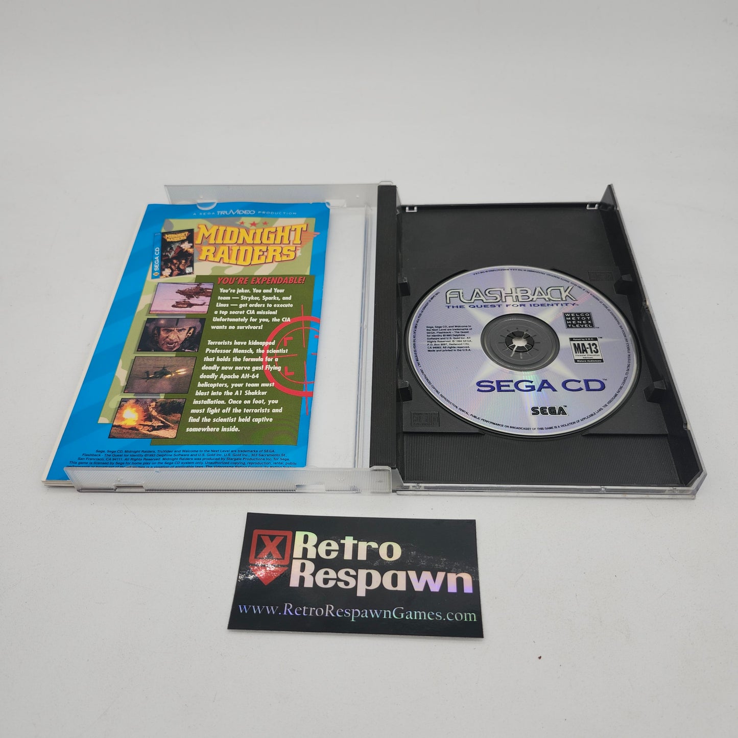 Flashback The Quest for Identity - Sega CD (Complete)