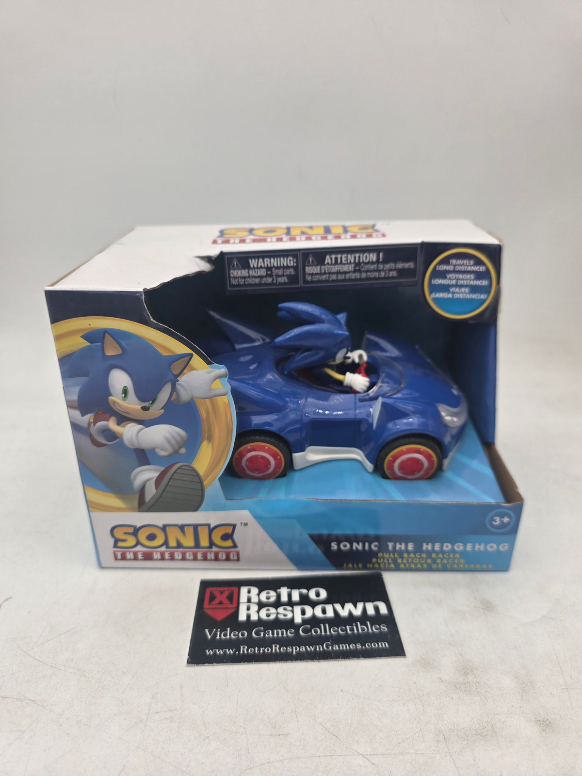 Sonic the Hedgehog Pull Back Racer - Collectible (Sealed)