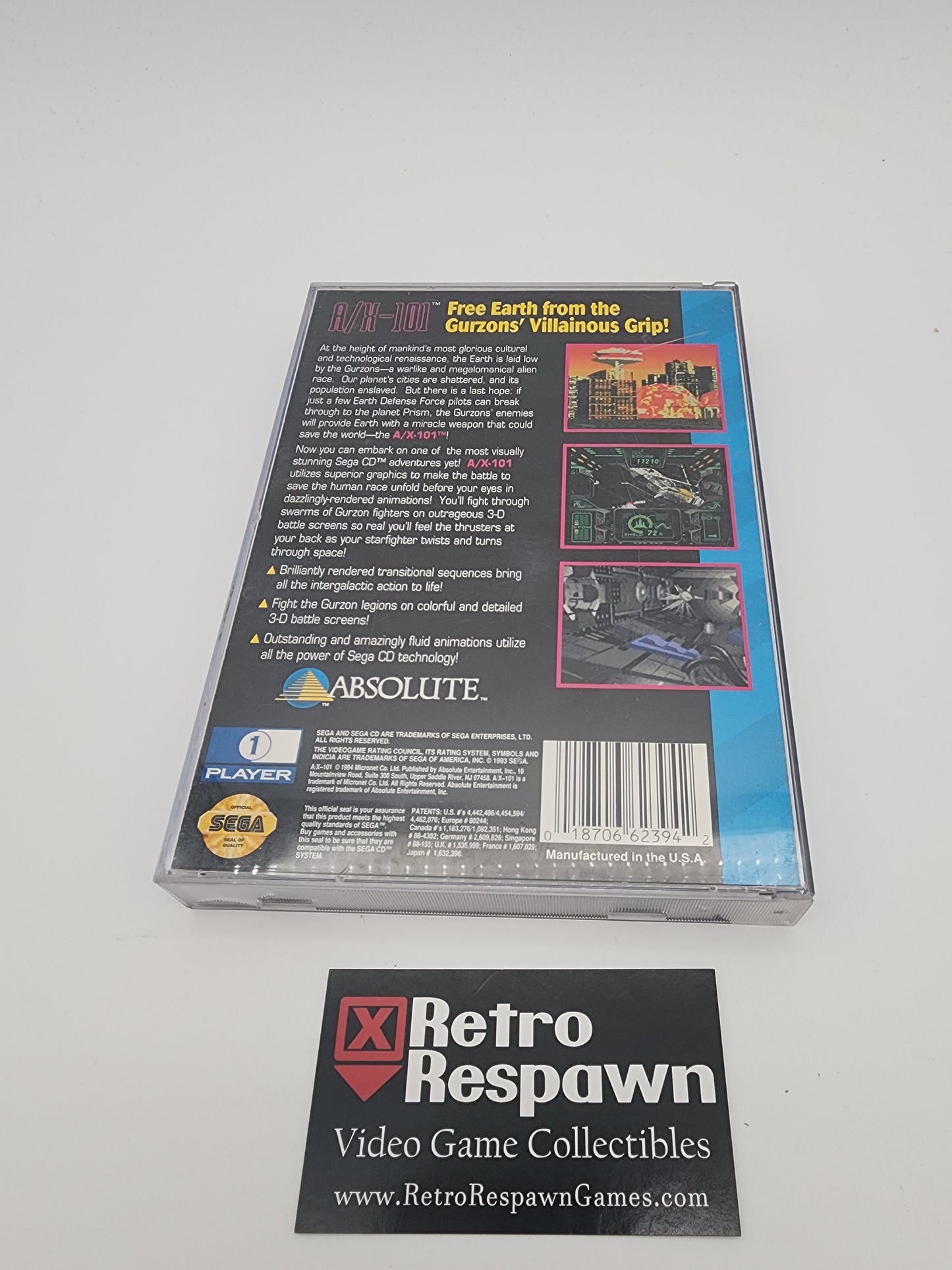 A/X-101 - Sega CD (Complete)