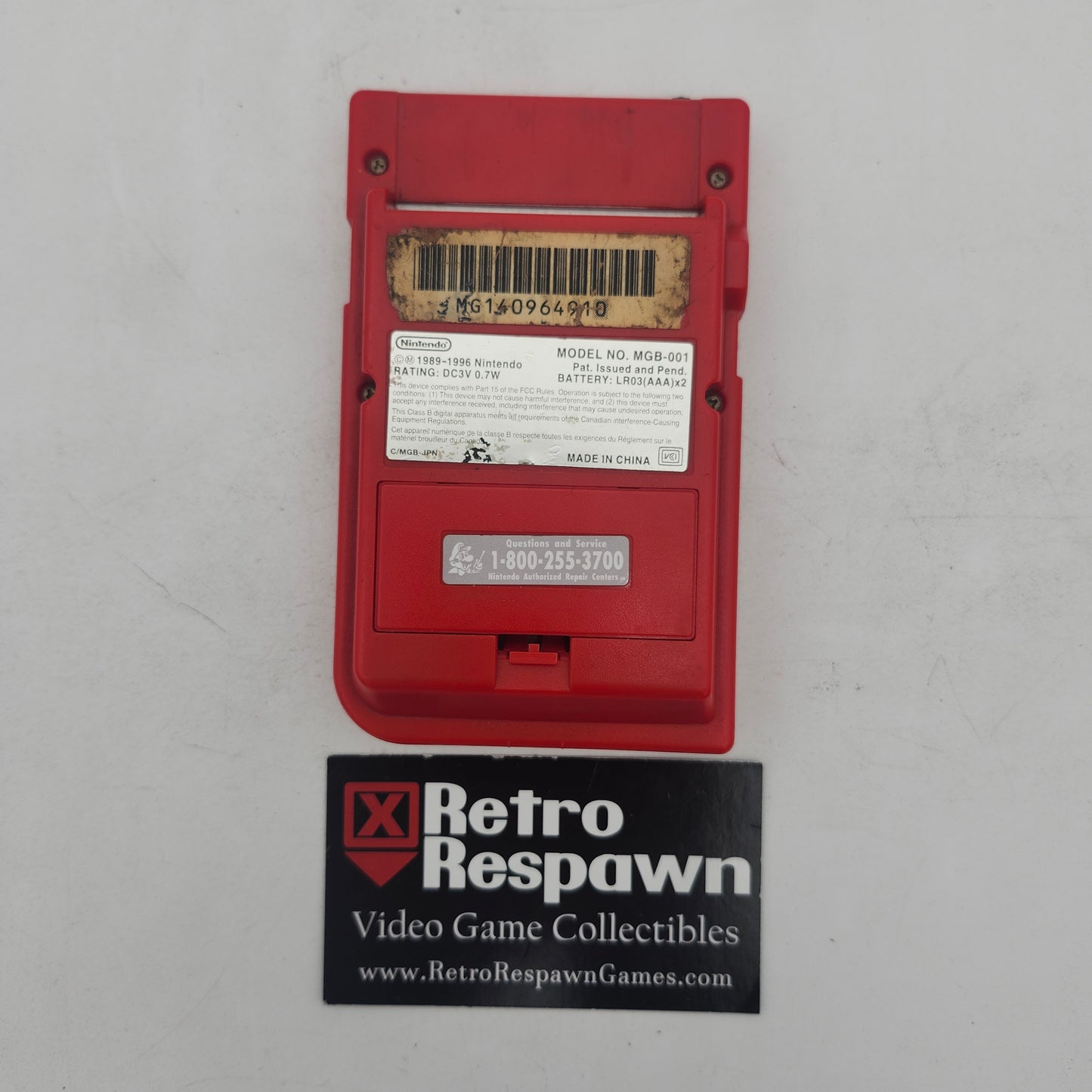 Red Game Boy Pocket - GameBoy (Console Only)