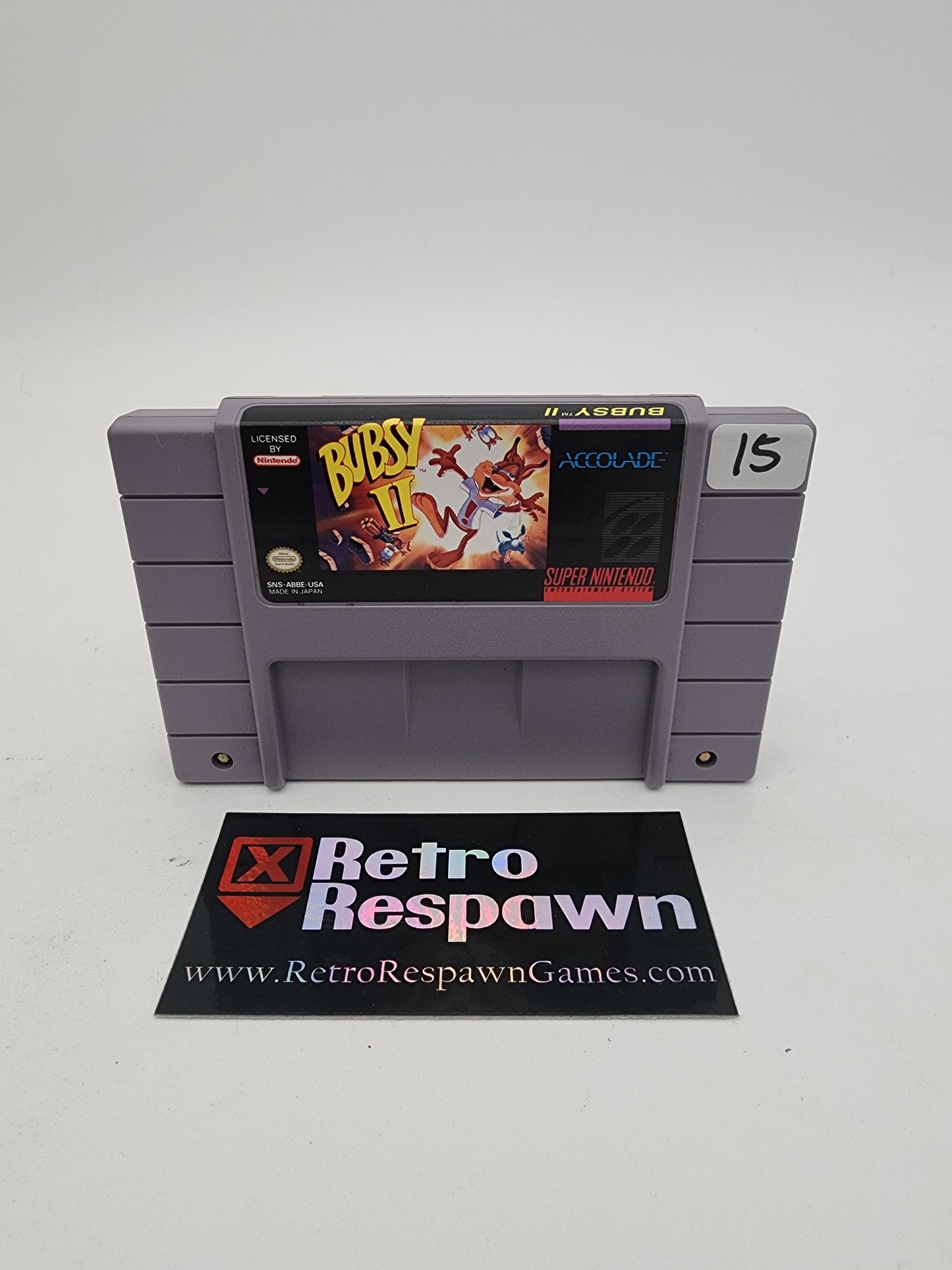 Bubsy II - Super Nintendo (Game Only)