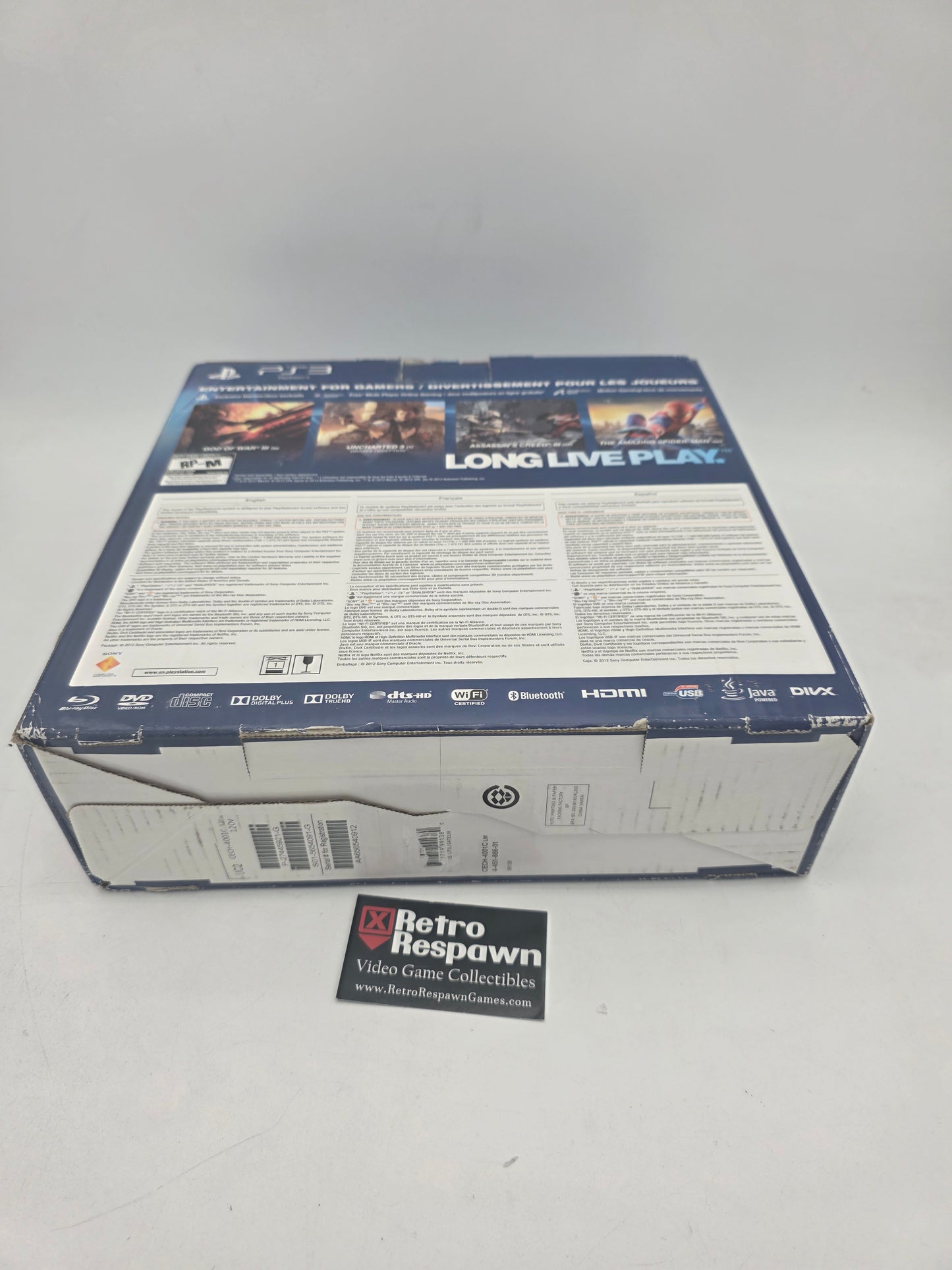 White Playstation 3 Super Slim 500GB - Playstation 3 (Complete)