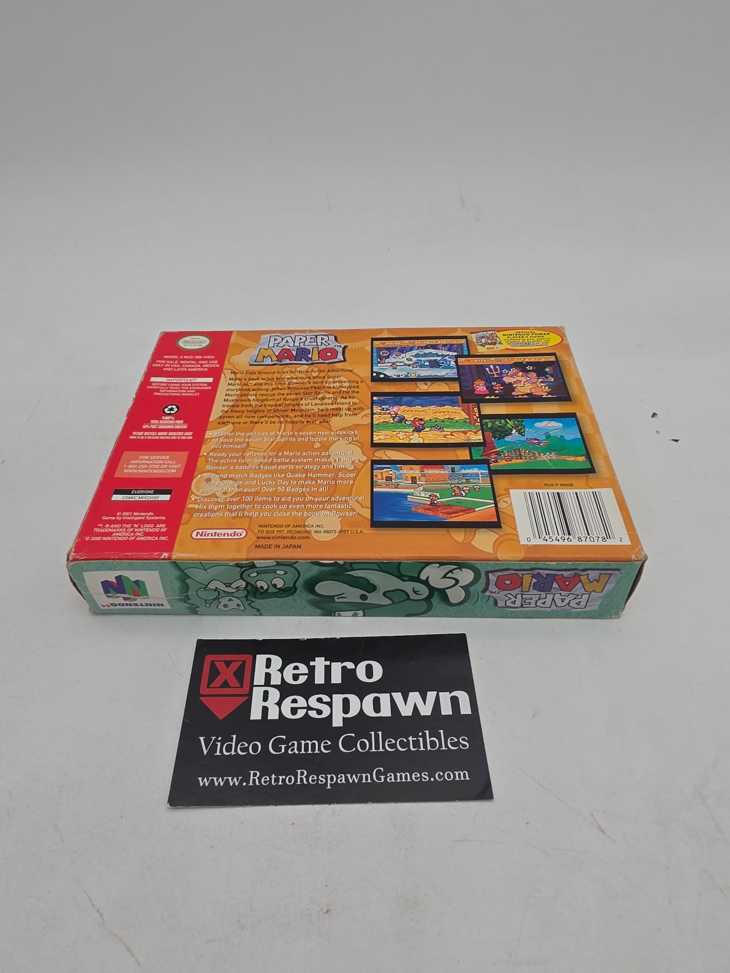 Paper Mario - Nintendo 64 (Complete)