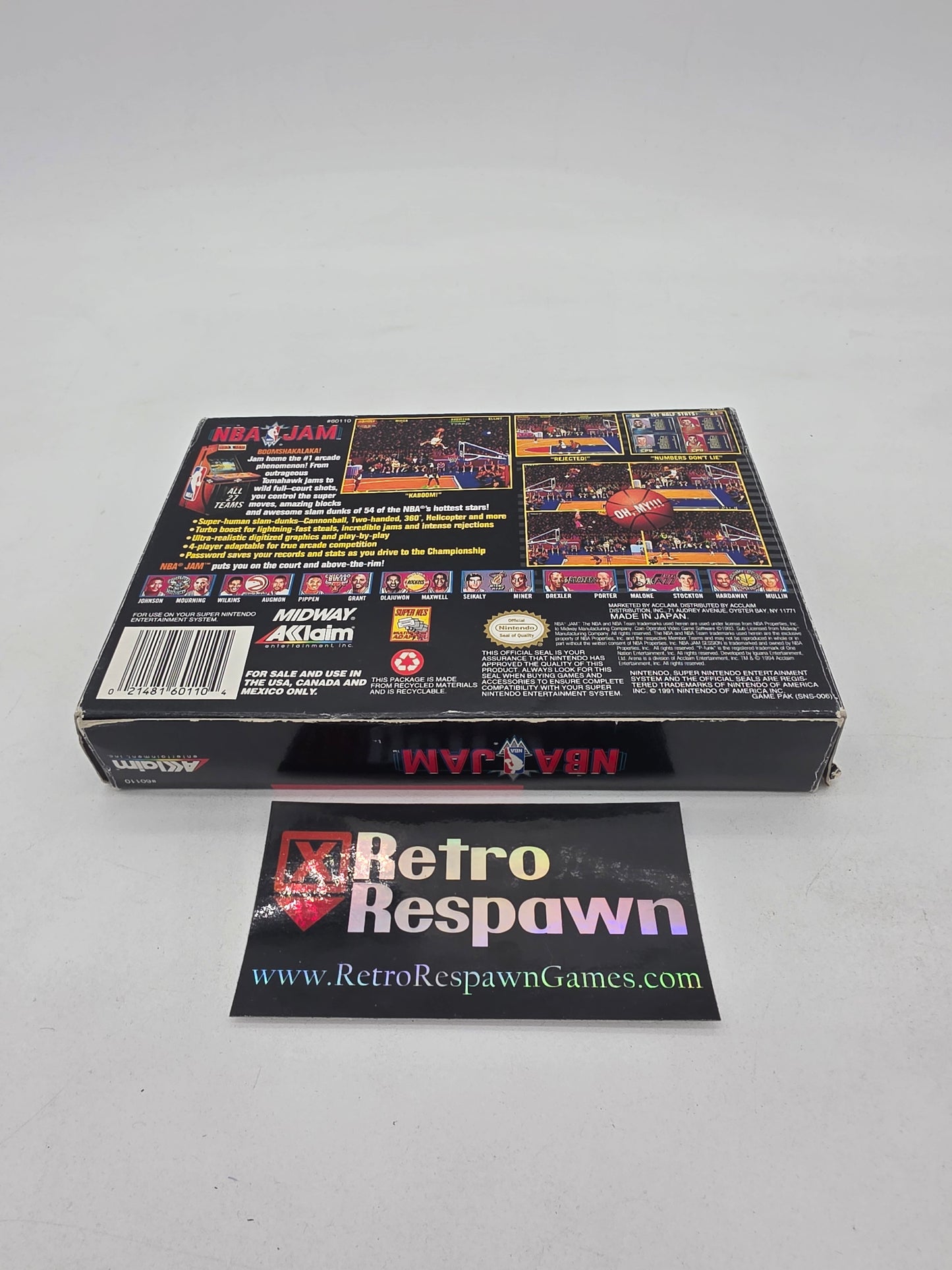 NBA Jam - Super Nintendo (Complete)
