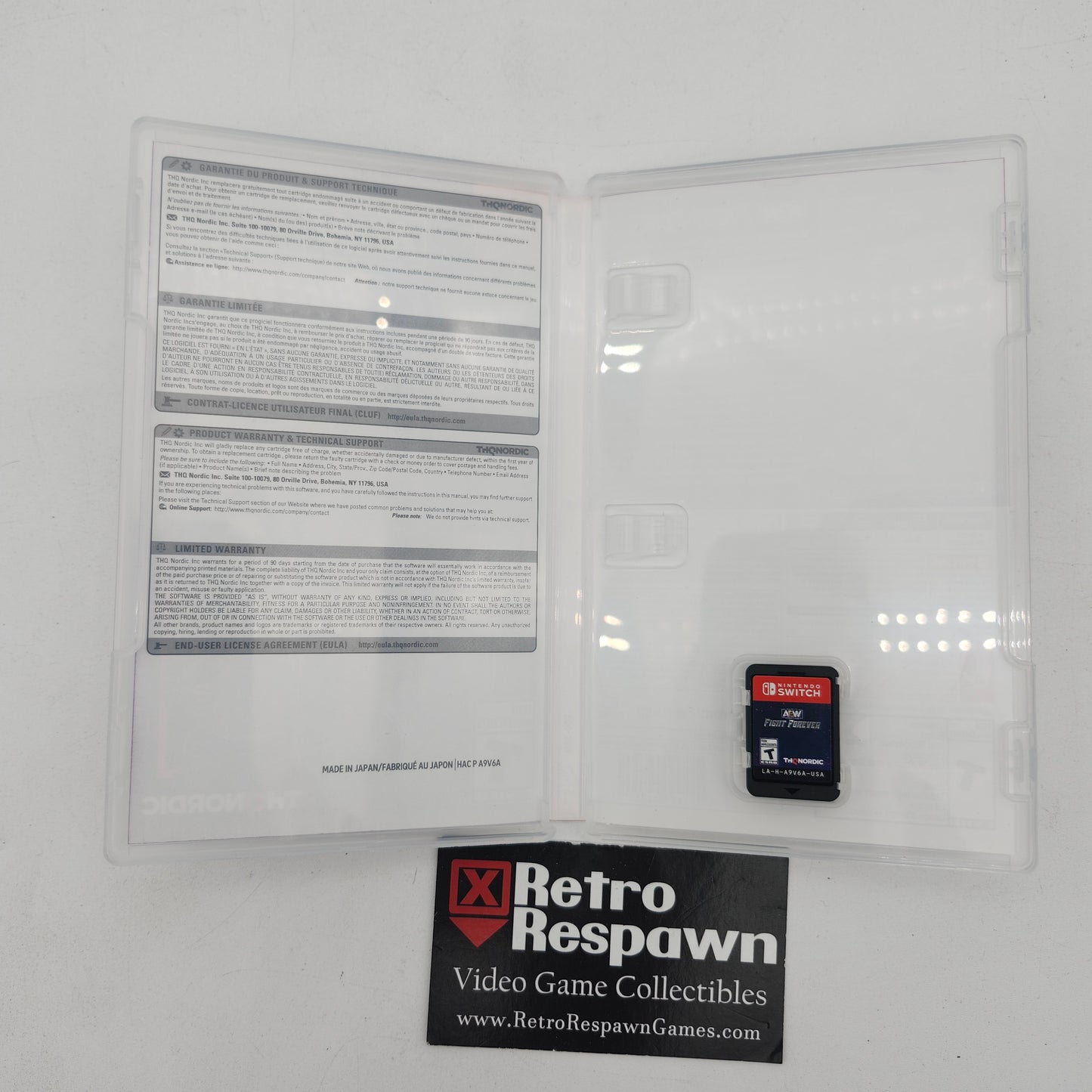 AEW: Fight Forever - Nintendo Switch (Complete)