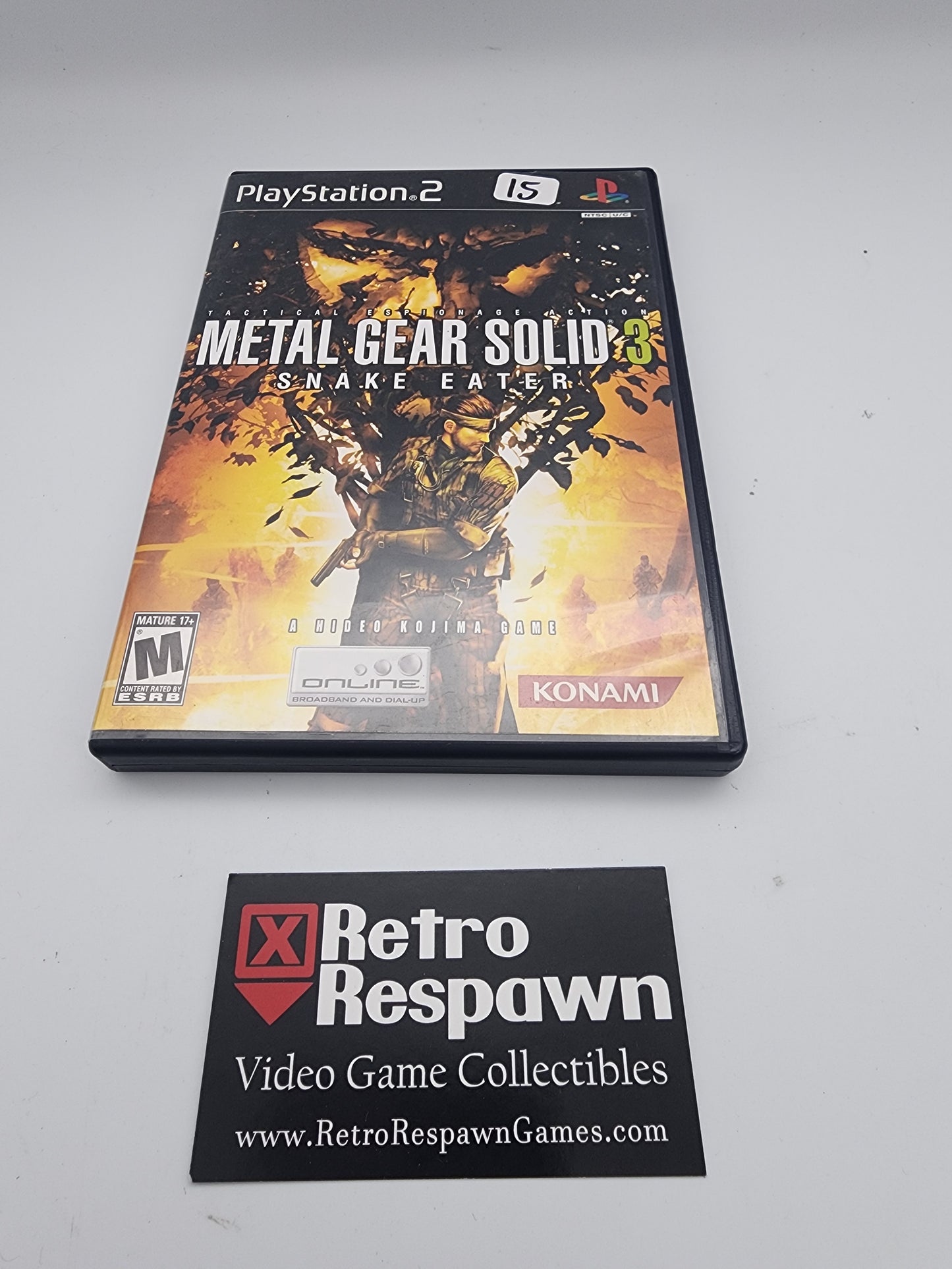 Metal Gear Solid 3 Snake Eater - Playstation 2 (Complete)