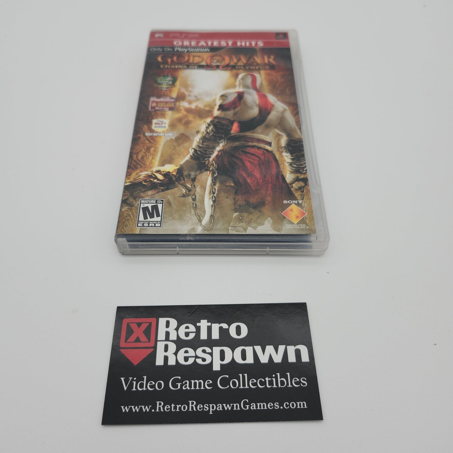 God of War Chains of Olympus Greatest Hits - PSP (Complete)