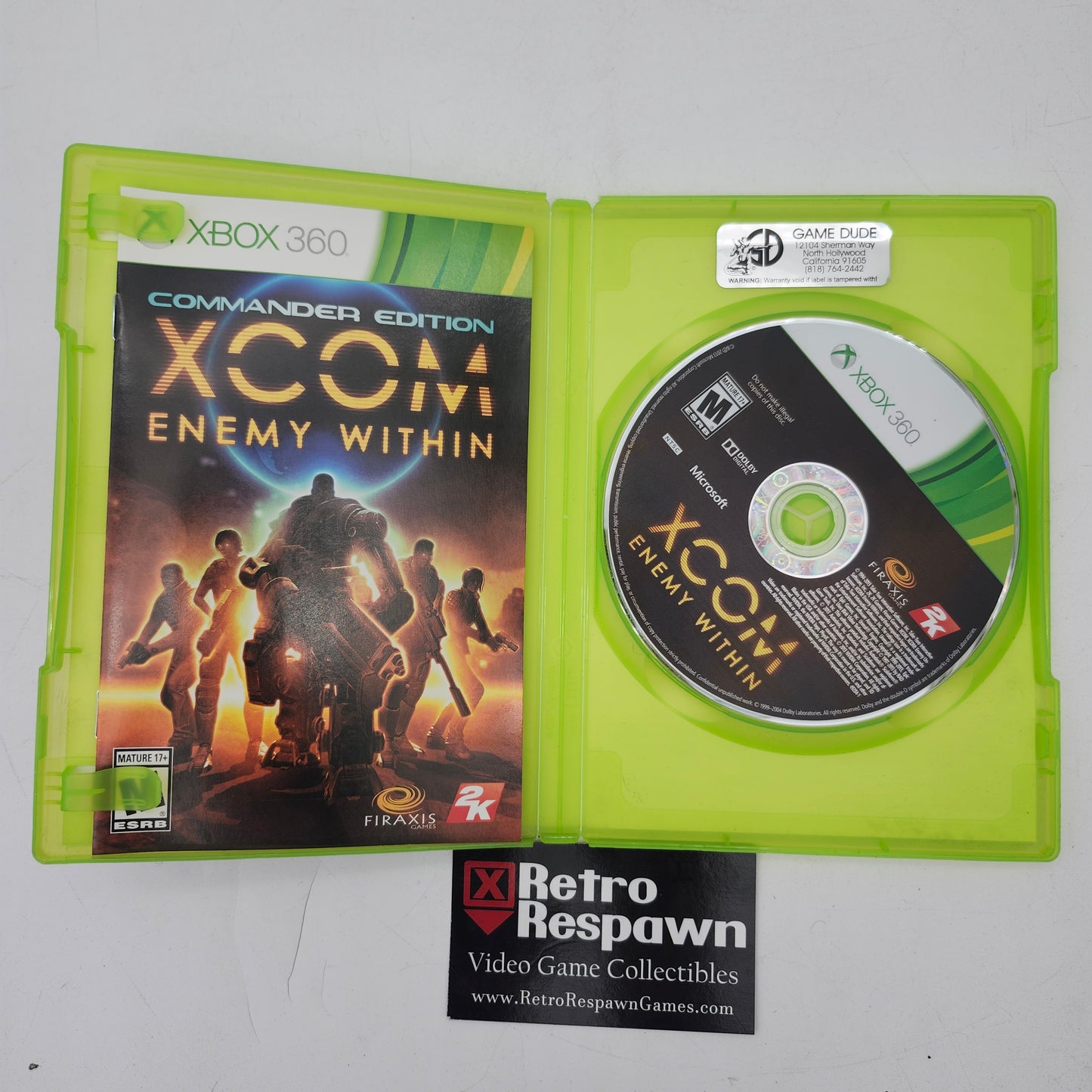 XCOM: Enemy Within - Xbox 360 (Complete)