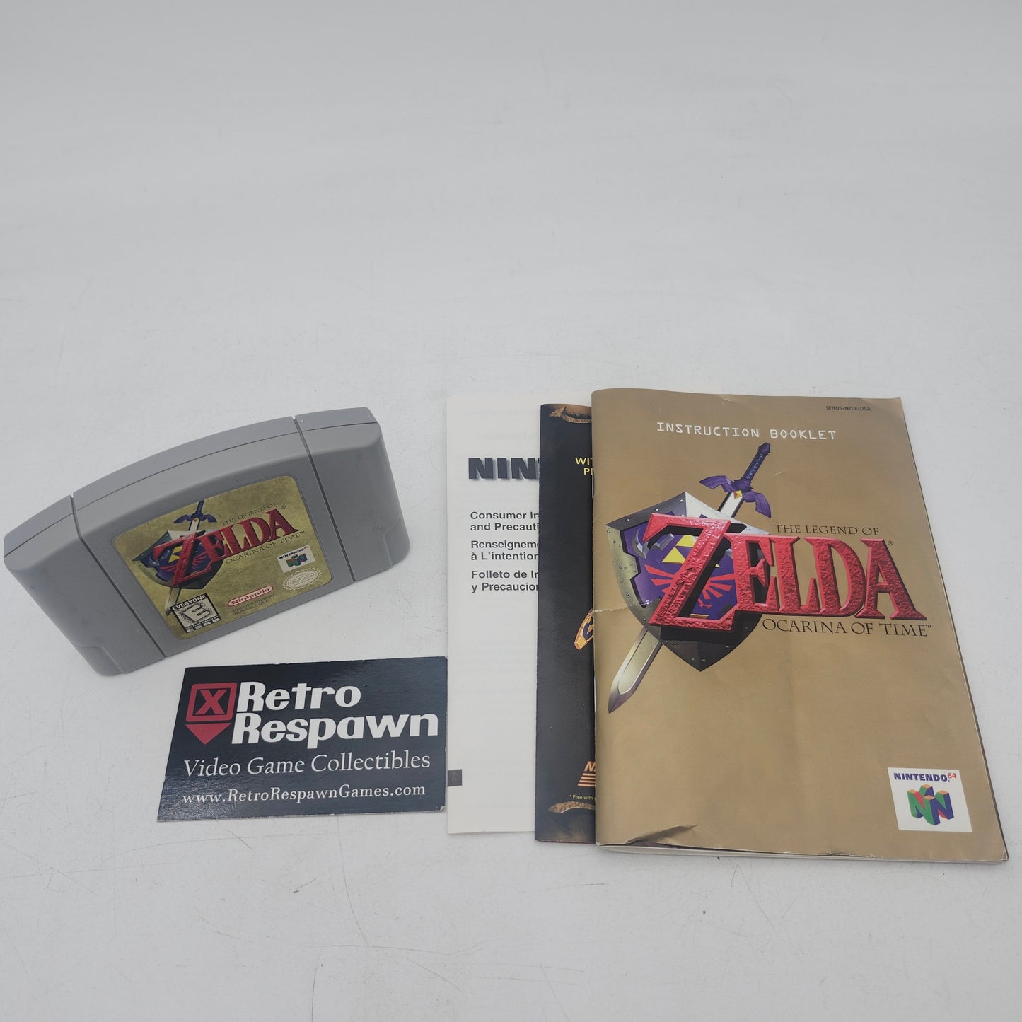 Zelda Ocarina of Time - Nintendo 64 (Complete)