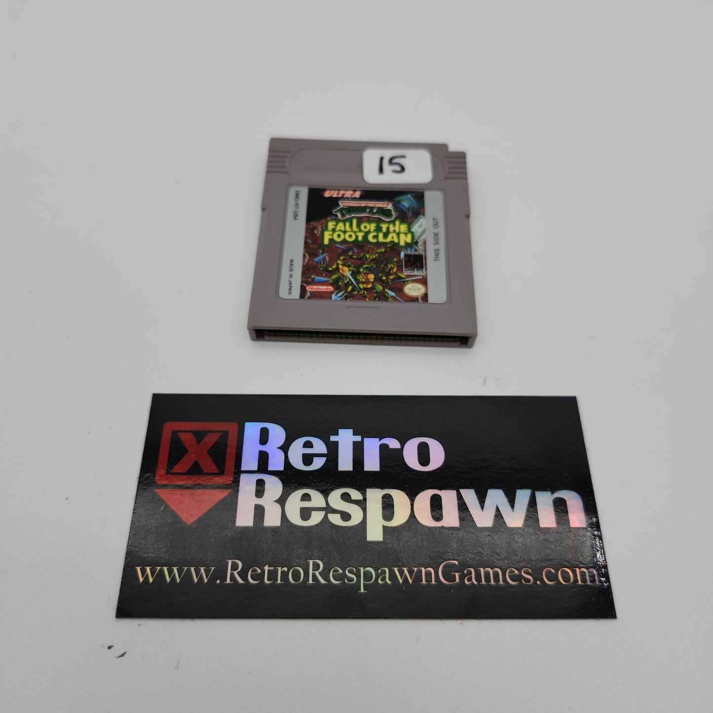 Teenage Mutant Ninja Turtles Fall of the Foot Clan - GameBoy (Game Only)