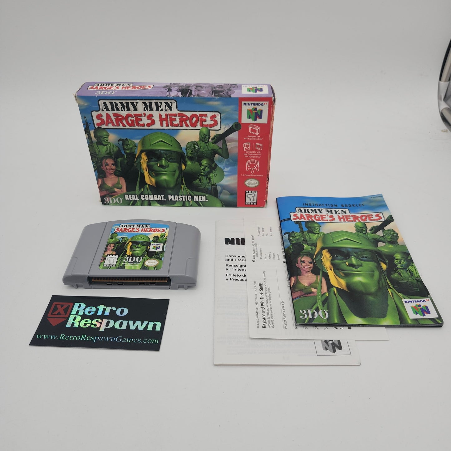 Army Men Sarge's Heroes - Nintendo 64 (Complete)