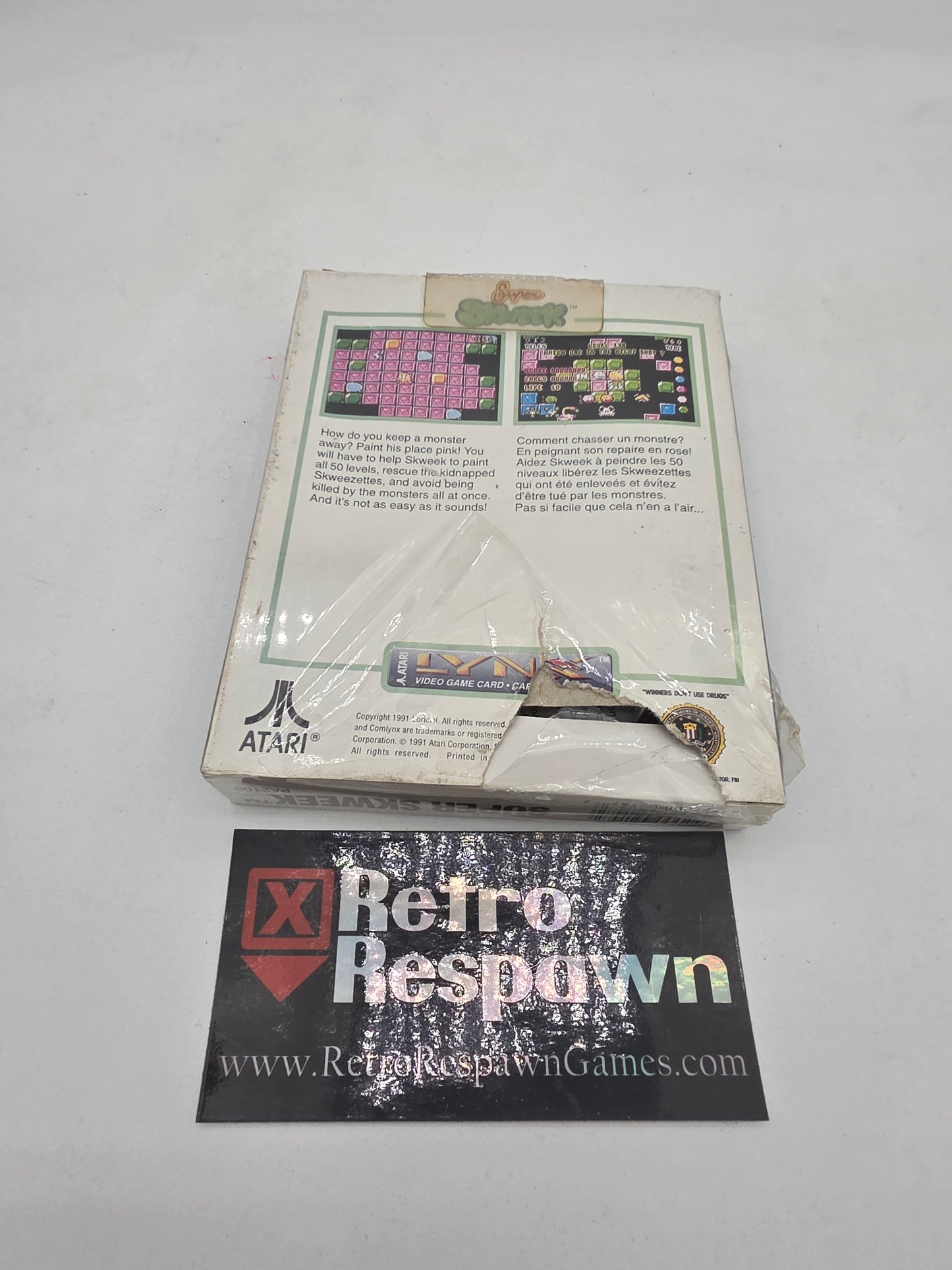 Super Skweek (Damaged Box) - Atari Lynx (Sealed)
