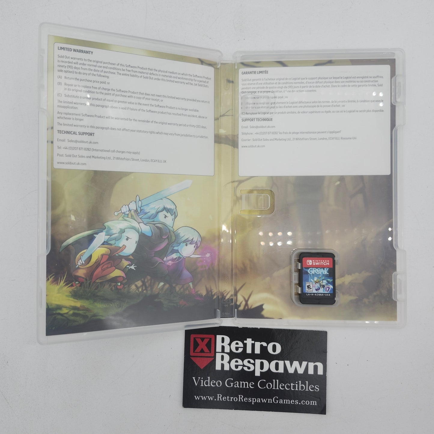 Greak: Memories of Azur - Nintendo Switch (Complete)