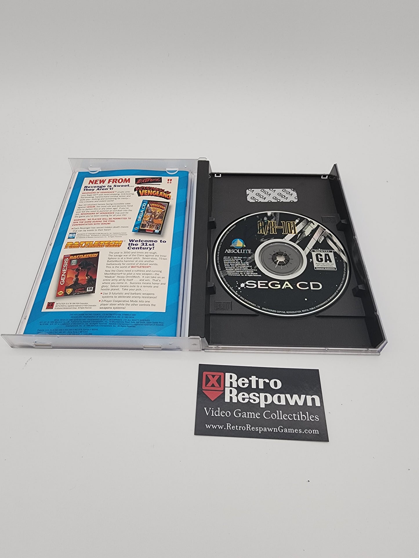 A/X-101 - Sega CD (Complete)