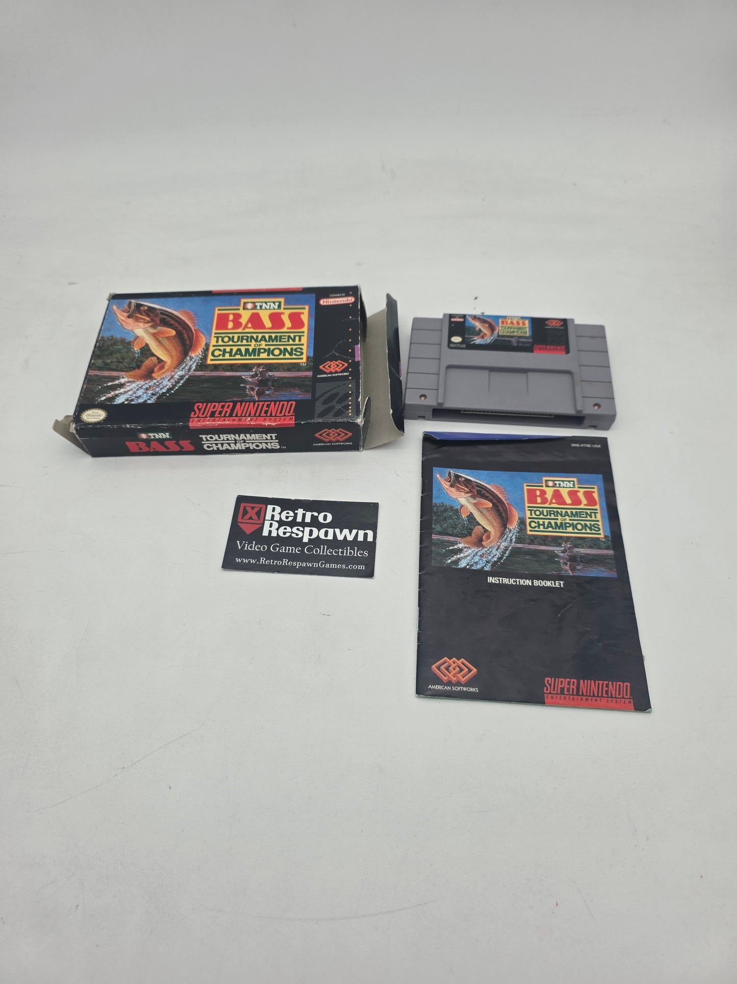 TNN Bass Tournament of Champions - Super Nintendo (Complete)