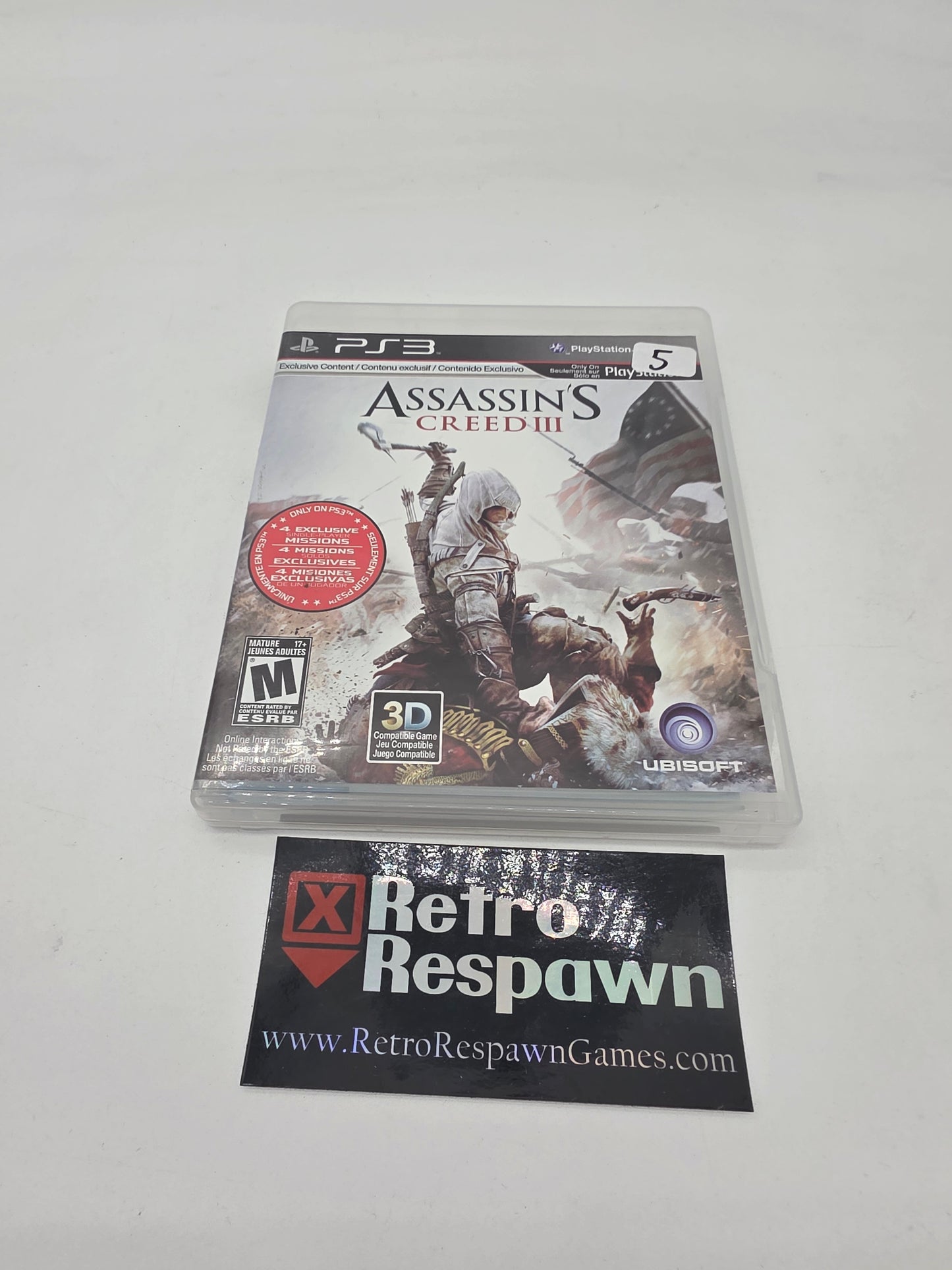 Assassin’s Creed III - Playstation 3 (Complete)