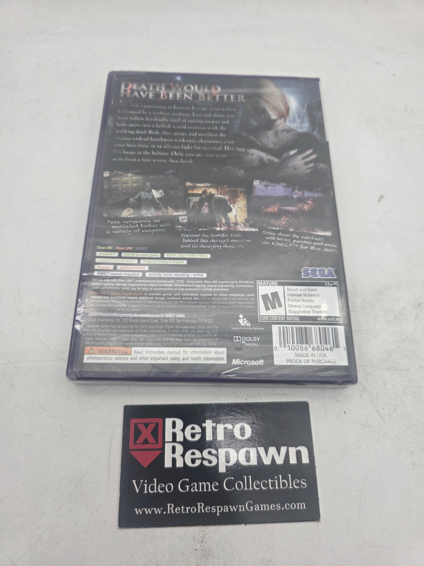 Rise of Nightmares - Xbox 360 (Sealed)