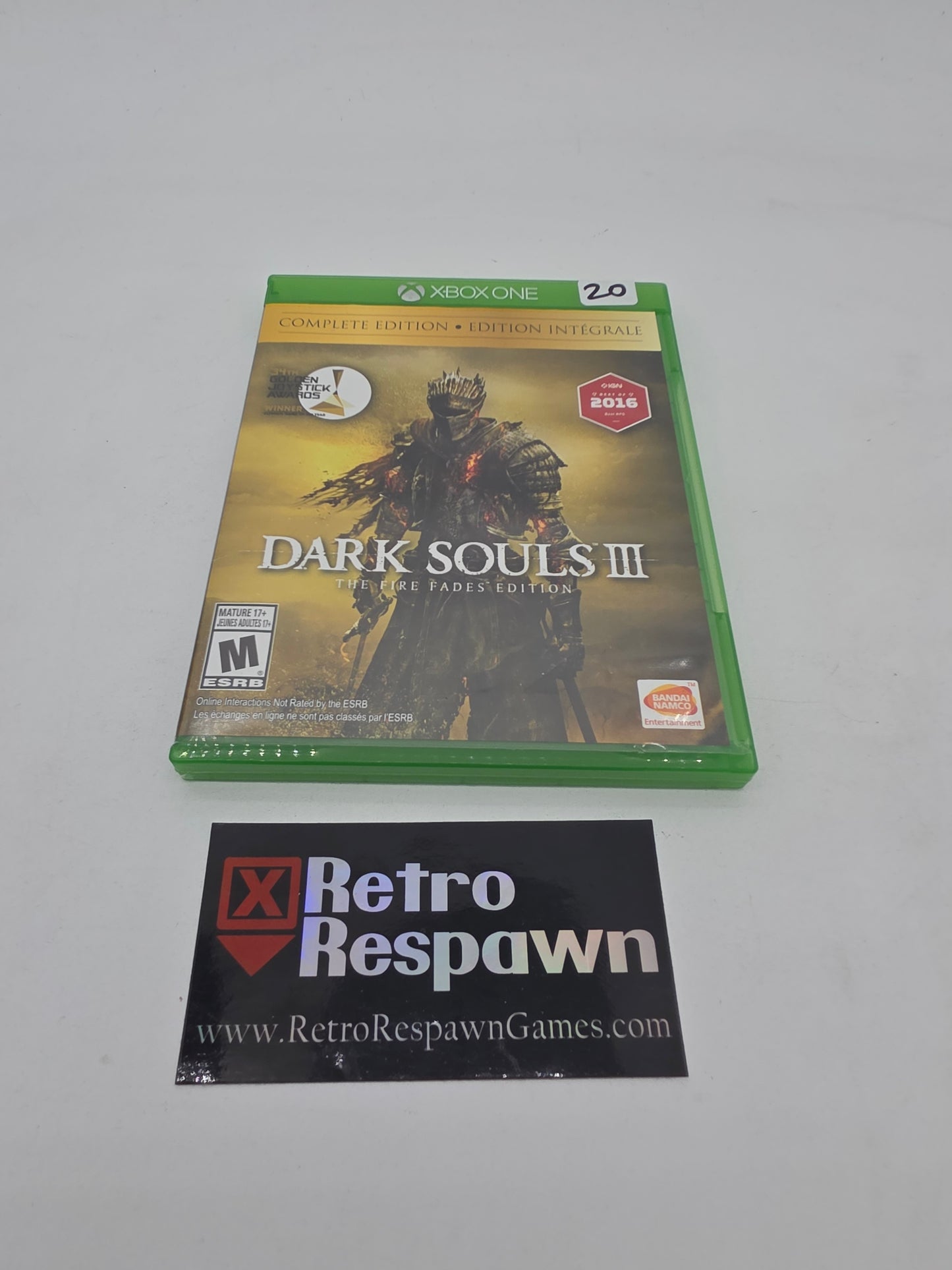Dark Souls III: The Fire Fades Edition - Xbox One (Complete)