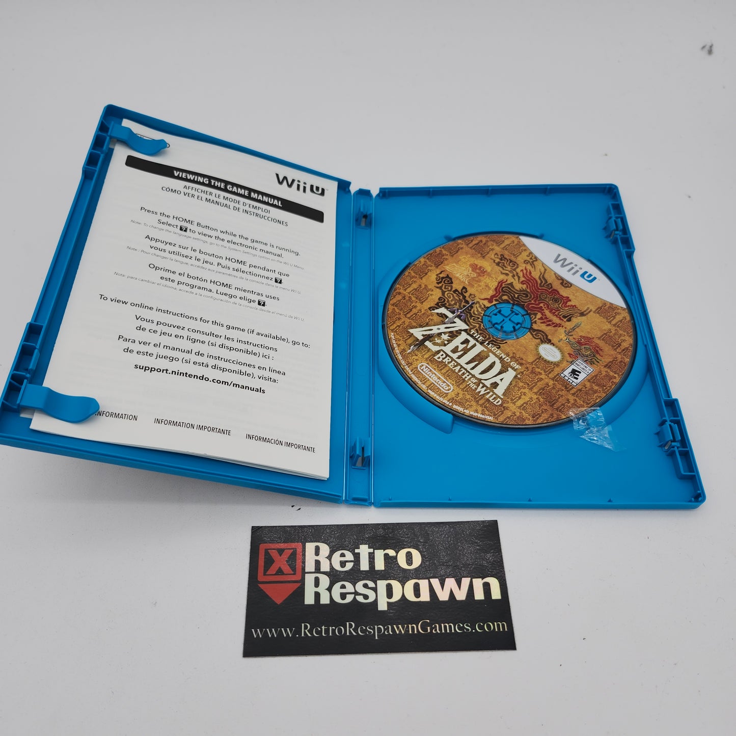 Zelda Breath of the Wild - Wii U (Complete)