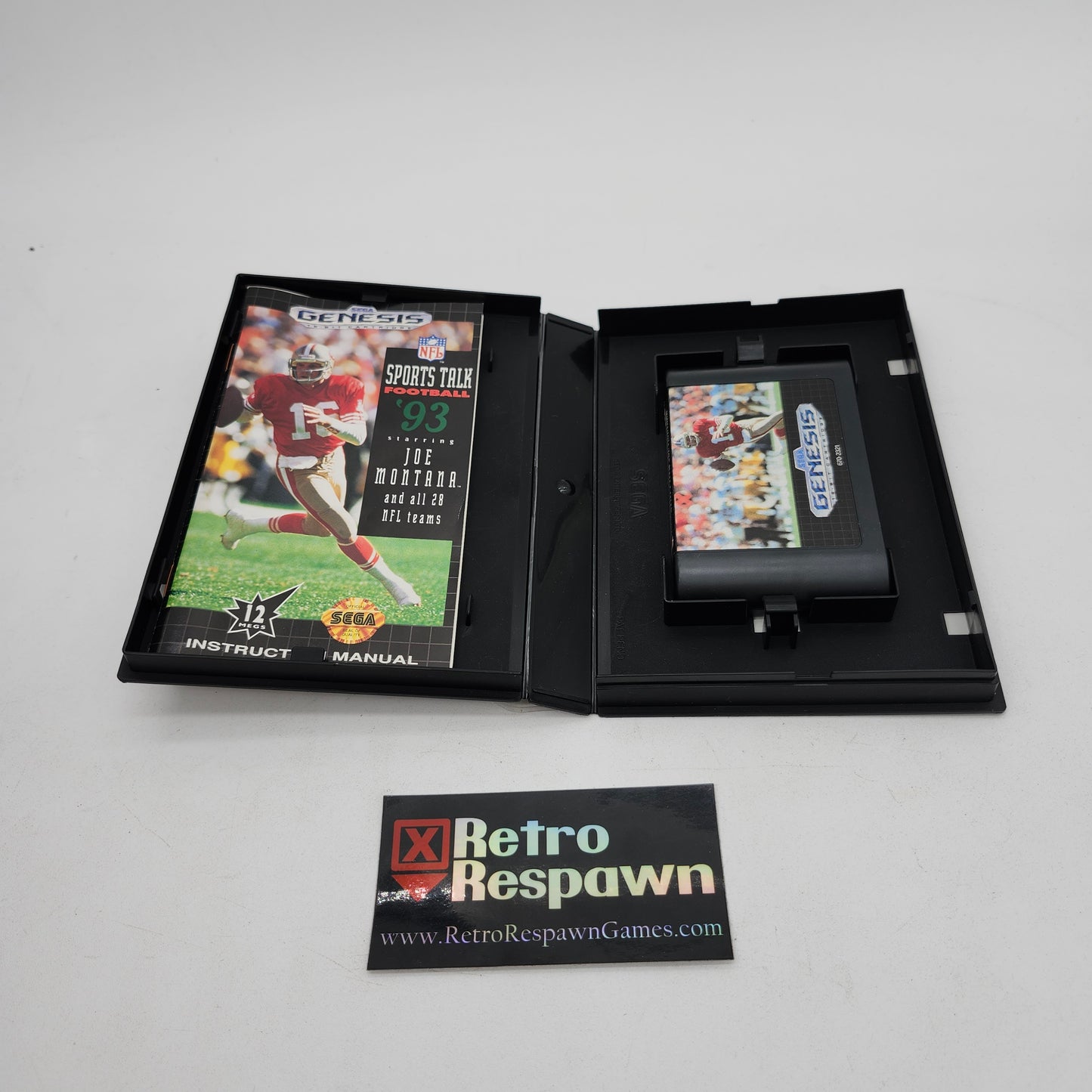 Sports Talk Football '93 Starring Joe Montana - Sega Genesis (Complete)
