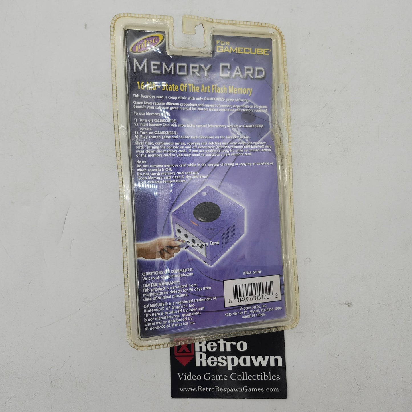 Intec 16MB 251 Block Memory Card - Gamecube (Sealed)