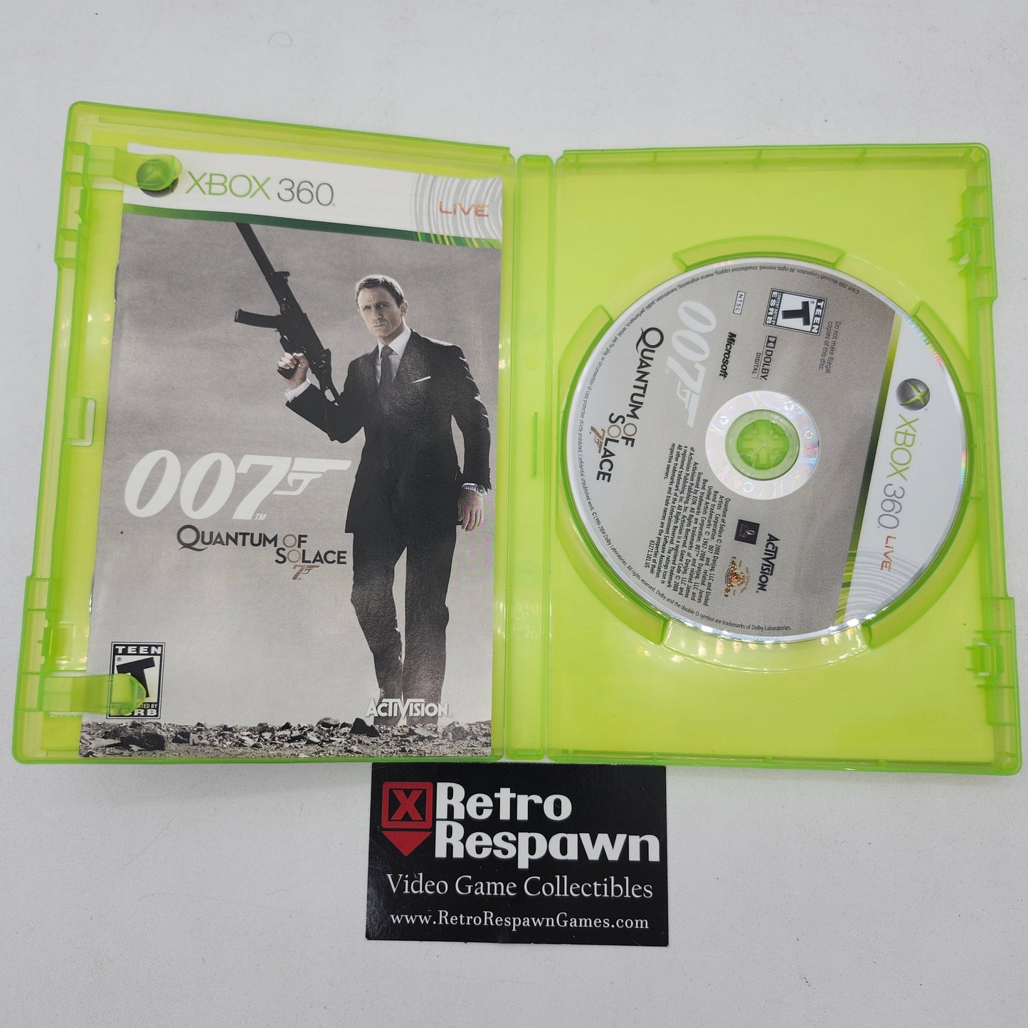 007 Quantum of Solace - Xbox 360 (Complete)