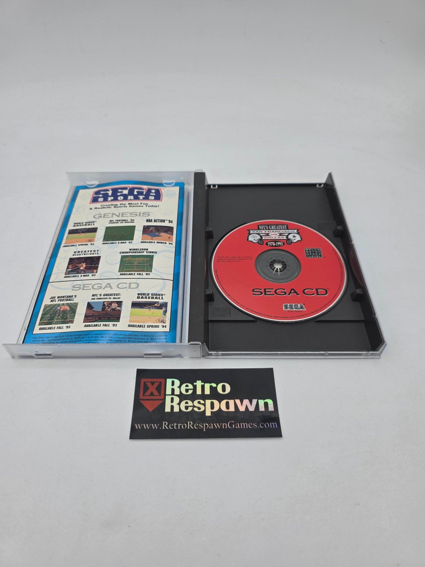 NFL Greatest Teams - Sega CD (Complete)