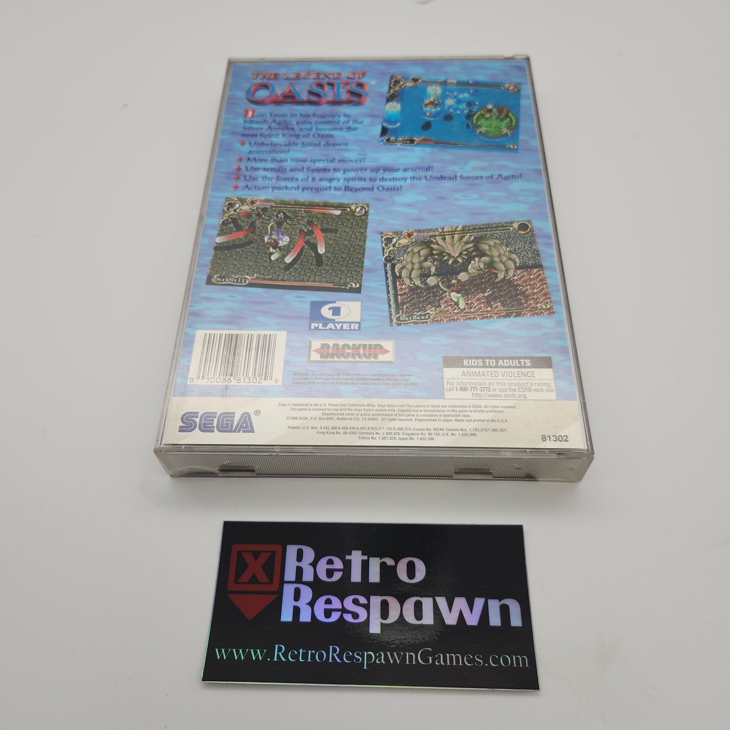 Legend of Oasis - Sega Saturn (Complete)