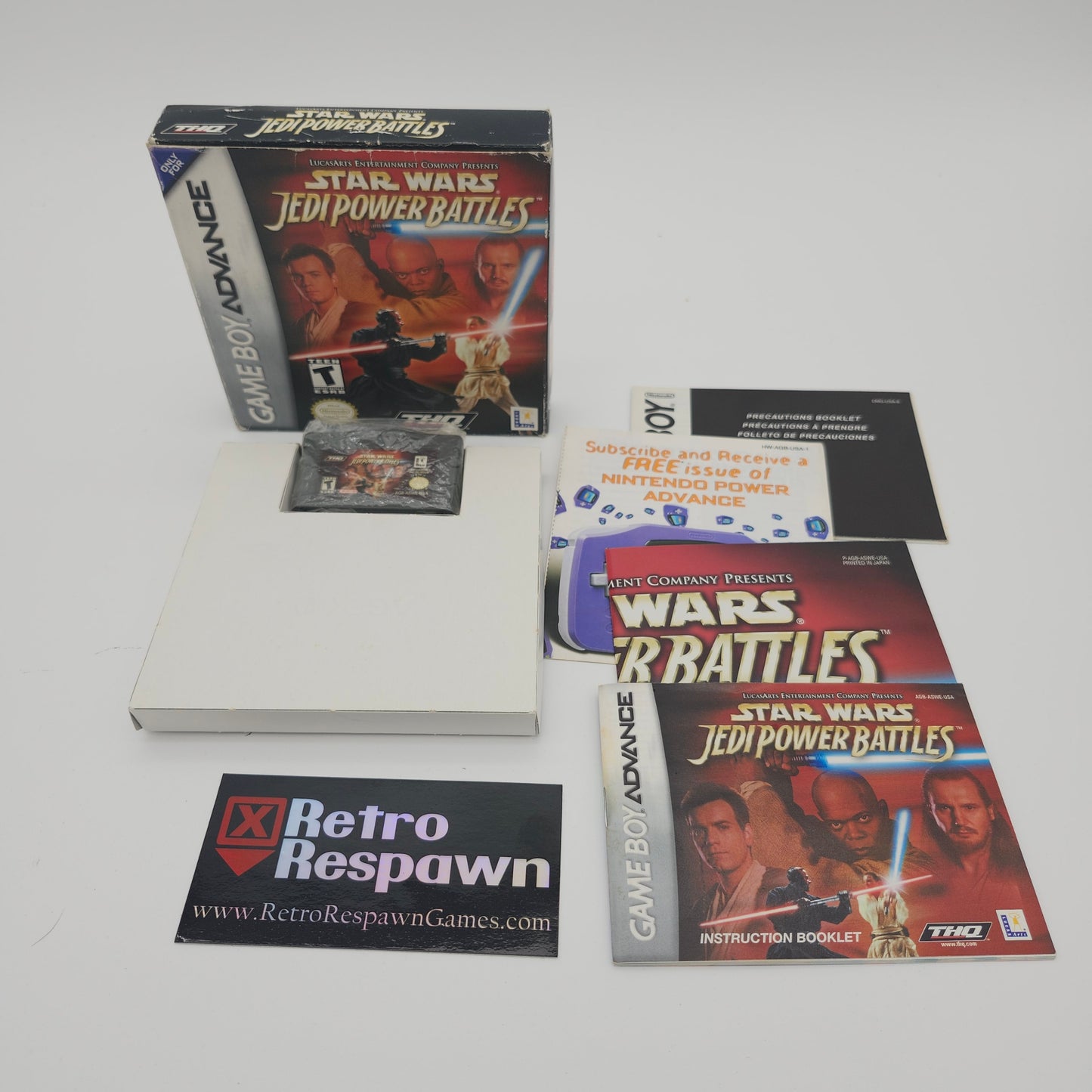 Star Wars Episode I Jedi Power Battles - GameBoy Advance (Complete)
