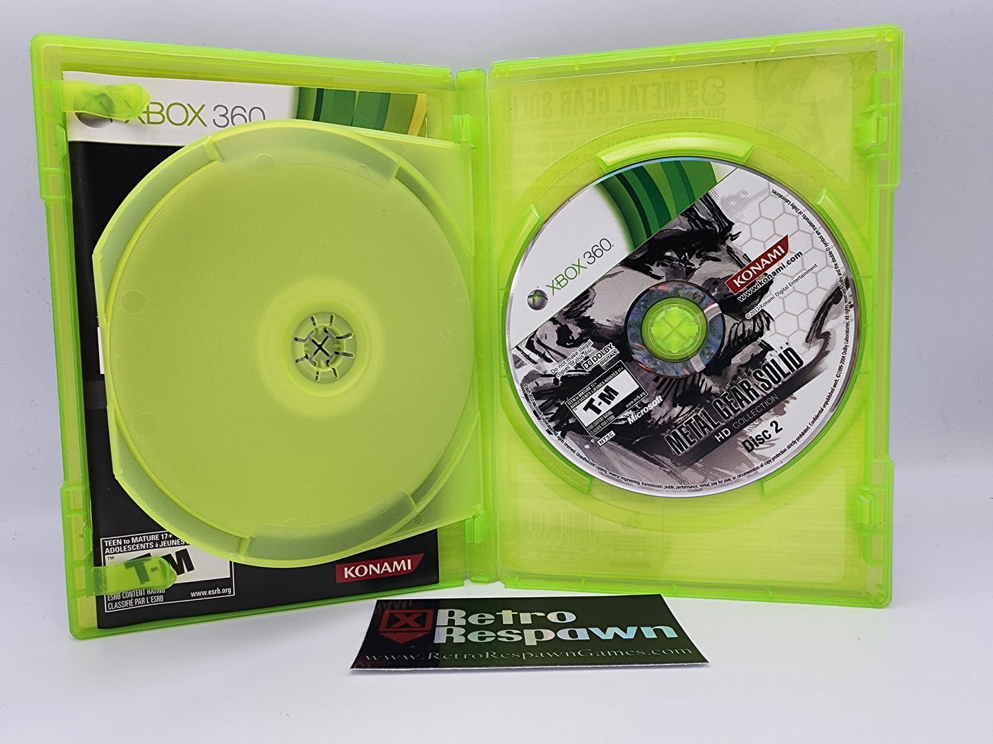 Metal Gear Solid HD Collection - Xbox 360 (Complete)