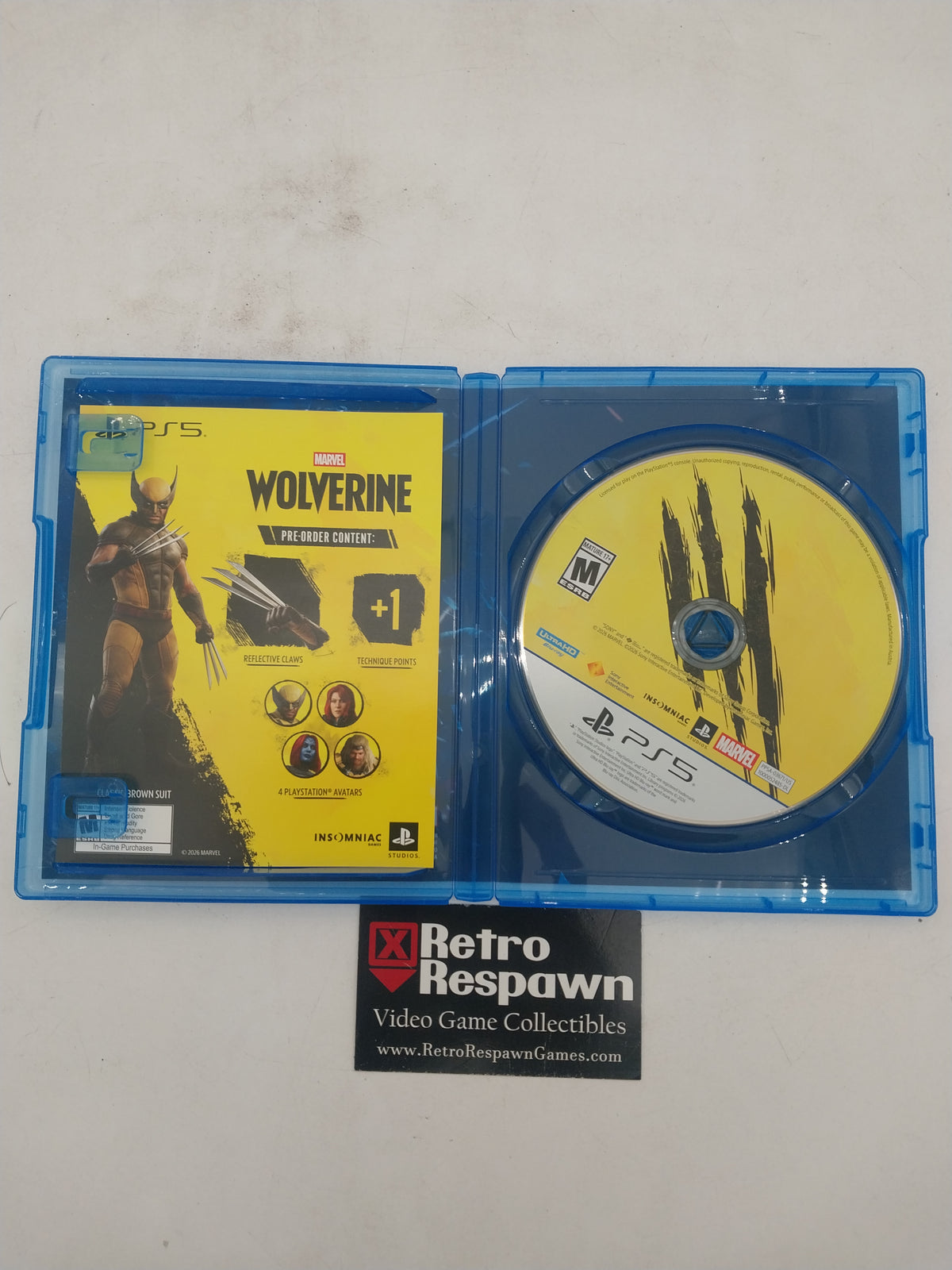 Wolverine - Playstation 5 (Complete)