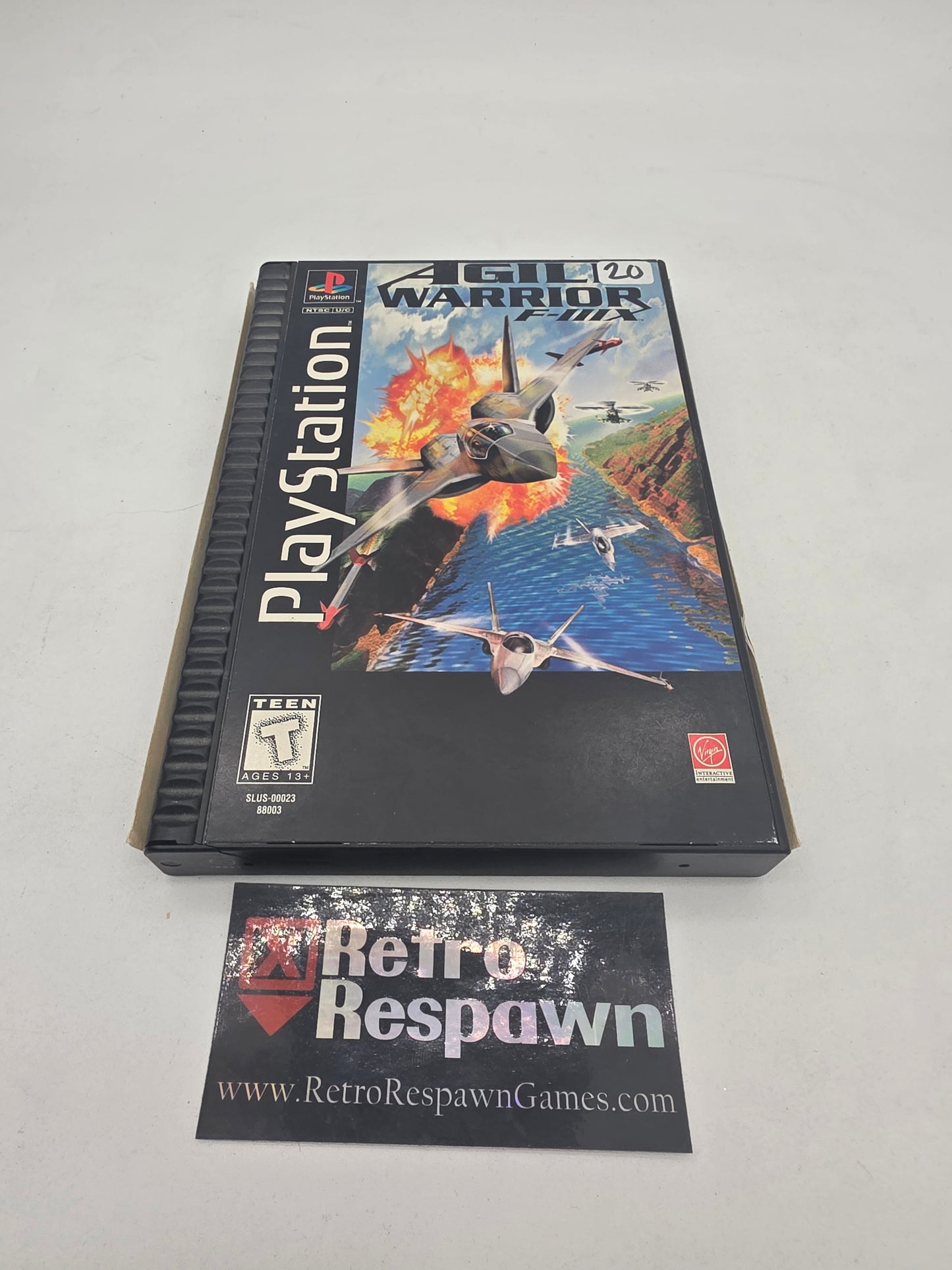 Agile Warrior F-111X - Playstation (Complete)