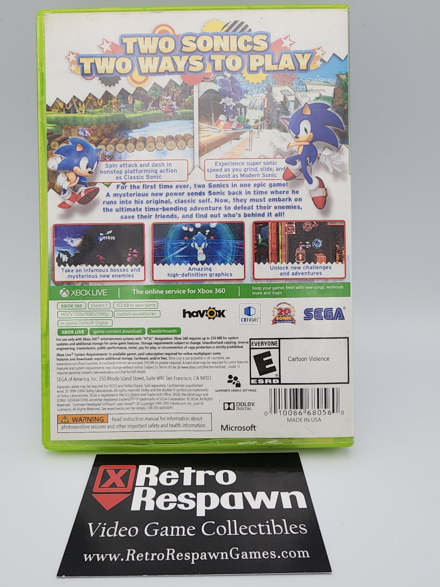 Sonic Generations - Xbox 360