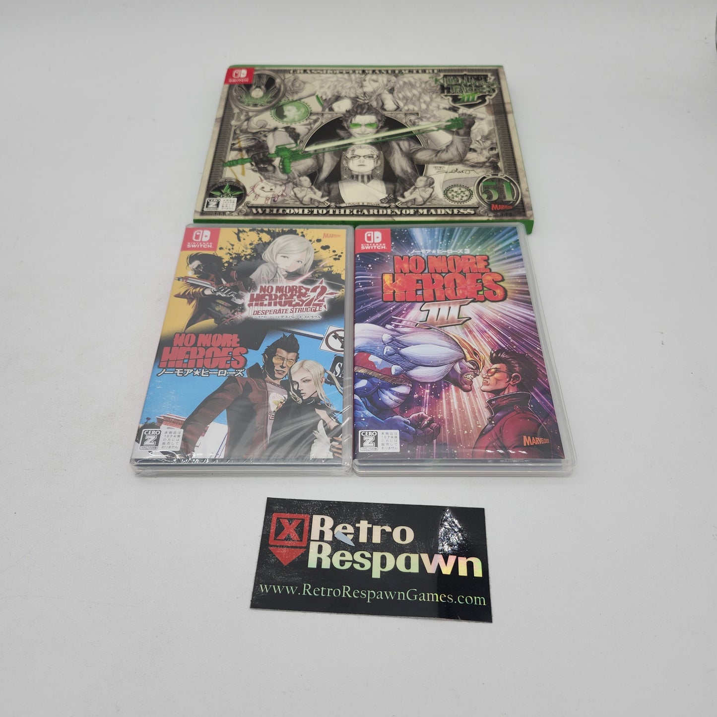 No More Heroes III Killion Dollar Trilogy - JP Nintendo Switch (Complete)