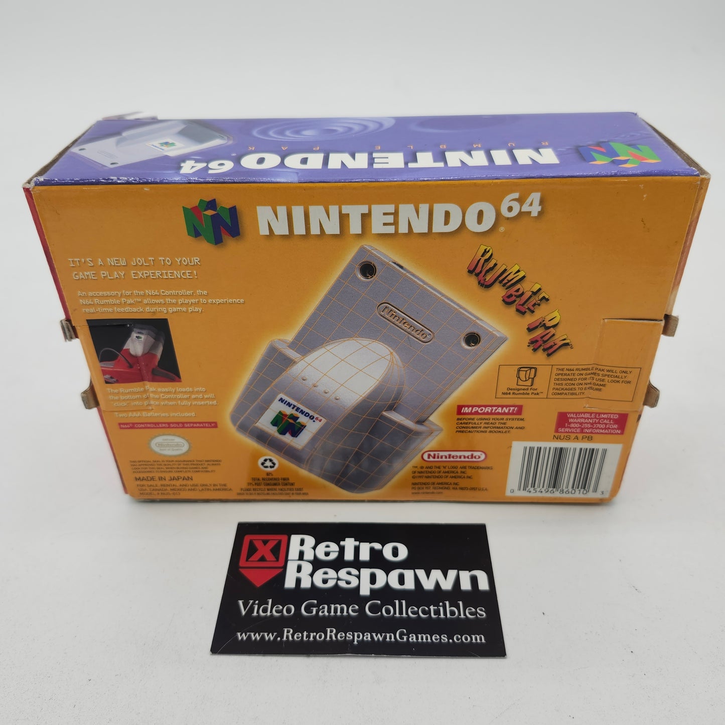 Rumble Pak - Nintendo 64 (No Tray)